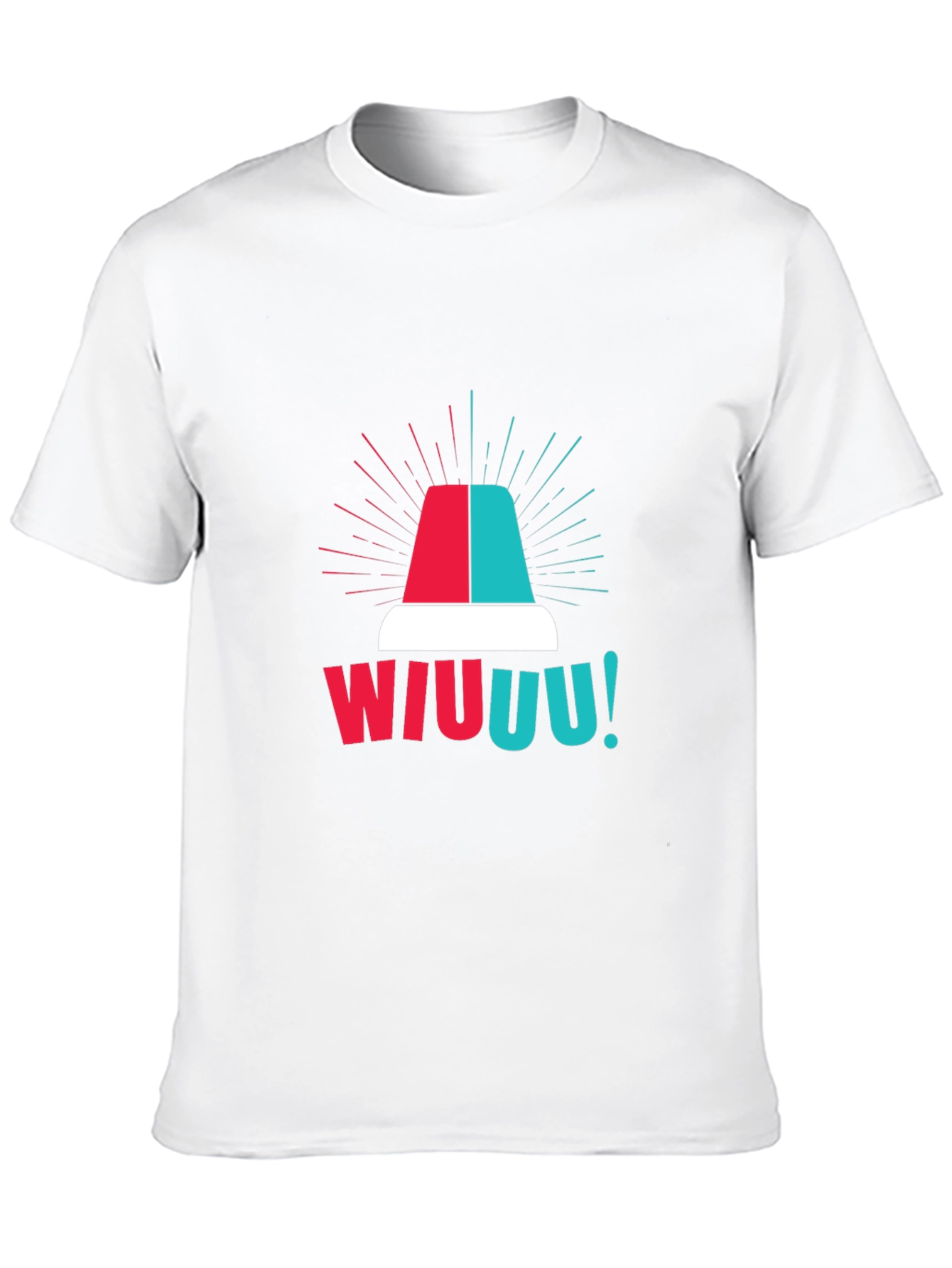 WIUUU! Siren T-Shirt - Emergency Vehicle Graphic Tee