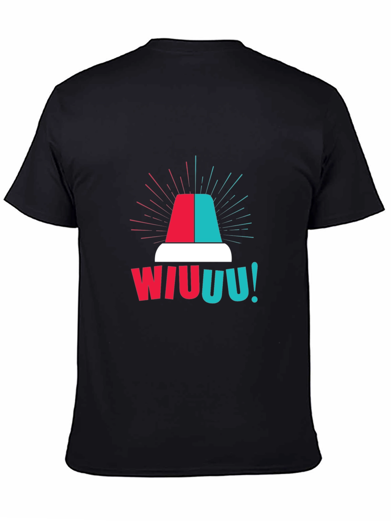 WIUUU! Siren T-Shirt - Emergency Vehicle Graphic Tee
