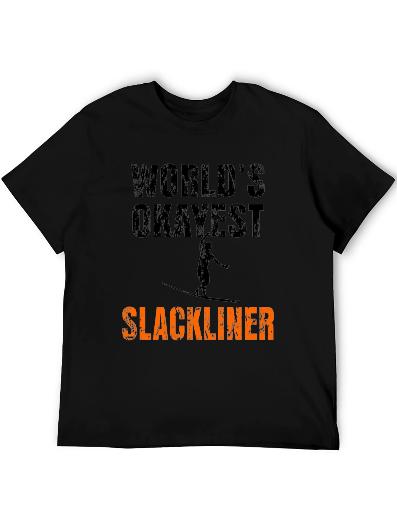 Worlds Okayest Slackliner Graphic Tee