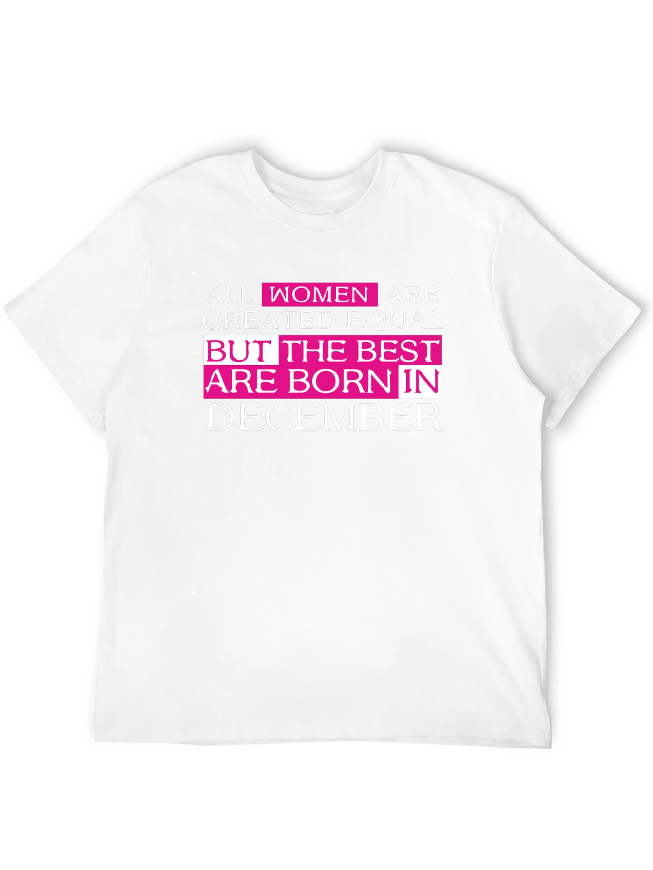 Womens December Birthday Graphic Tee