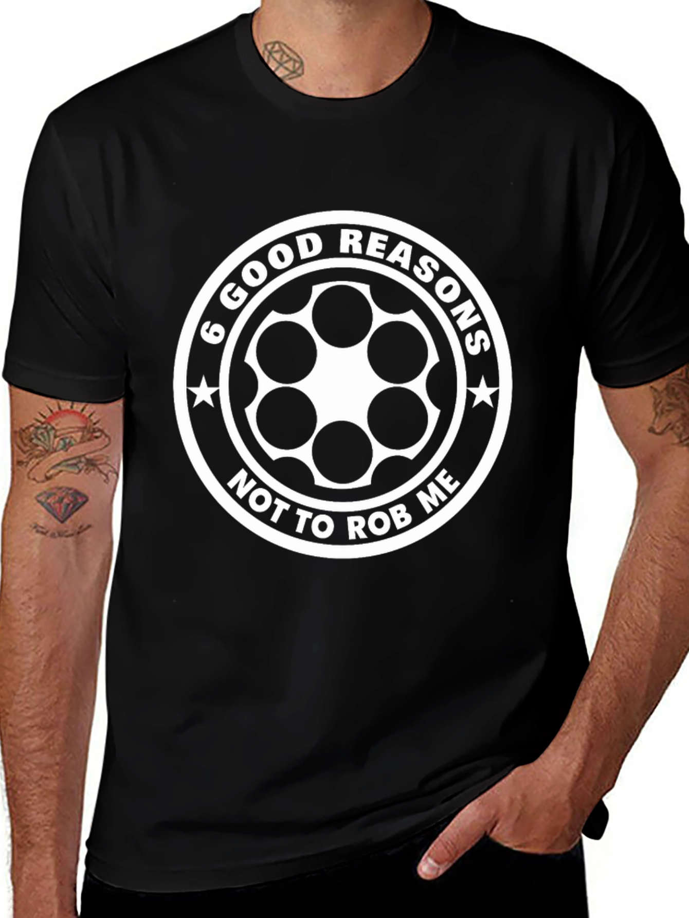 6 Good Reasons T-Shirt - Funny Graphic Tee