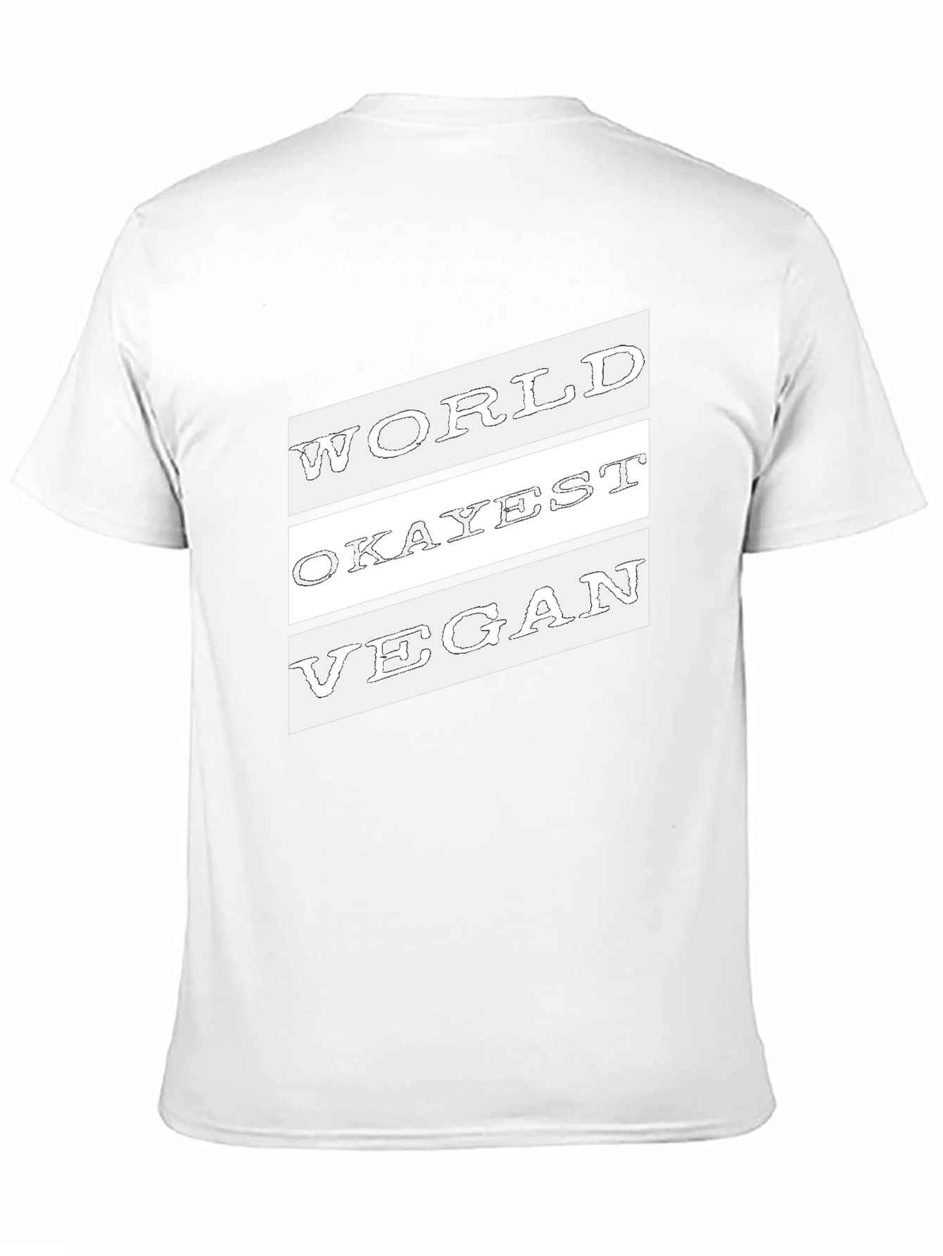 World Okayest Vegan Graphic Tee - Black