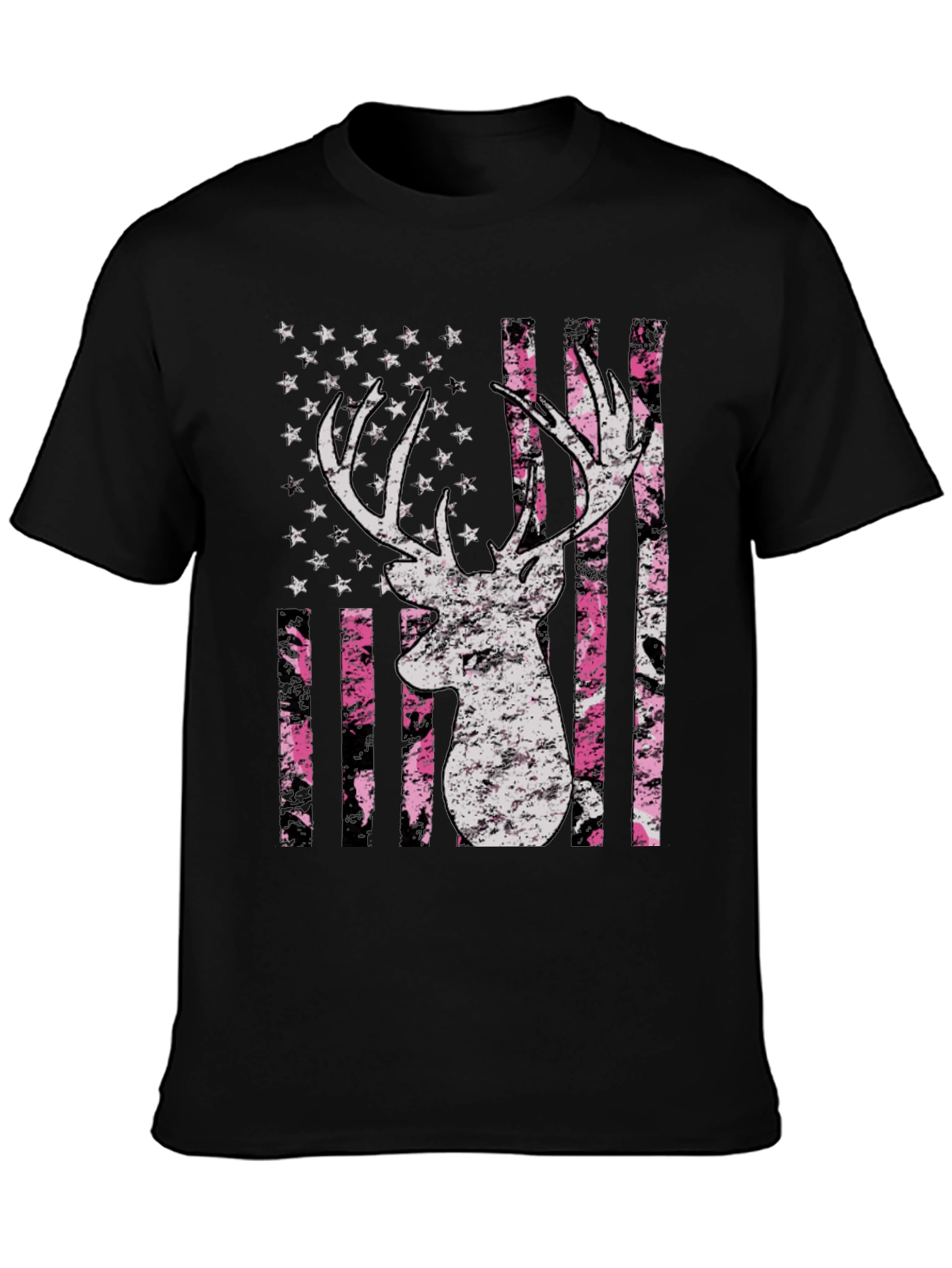 American Flag Deer Graphic Tee
