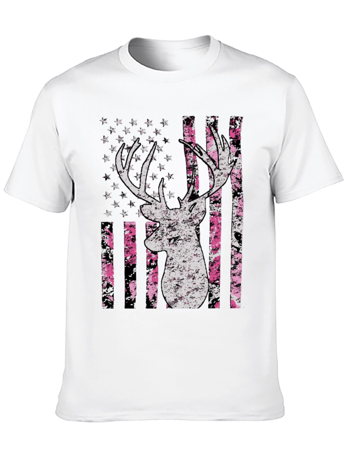 American Flag Deer Graphic Tee
