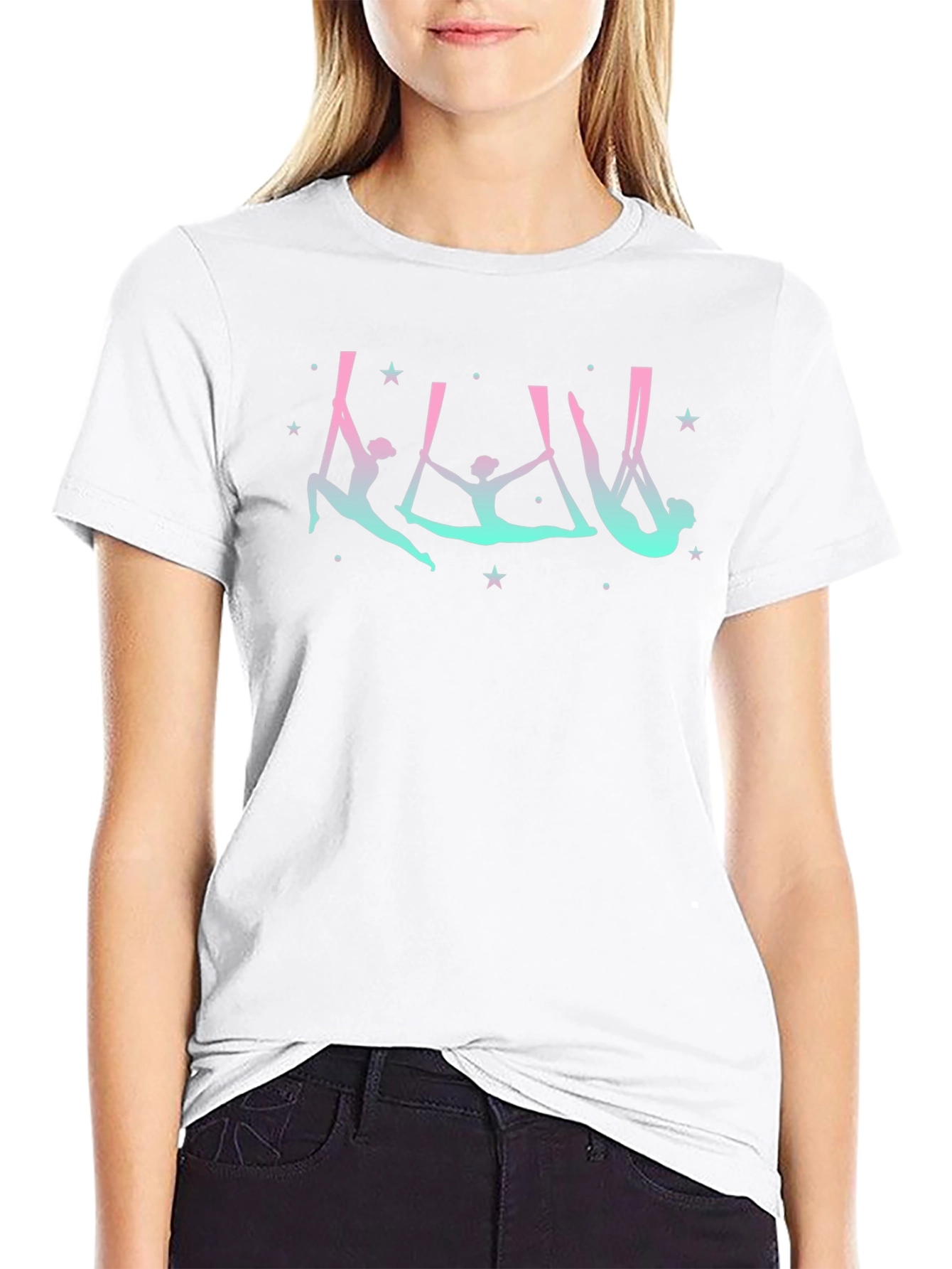 Aerial Silks Black T-Shirt