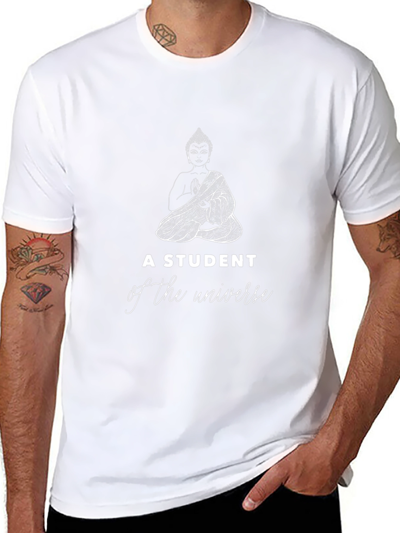 A Student of the Universe Black T-Shirt
