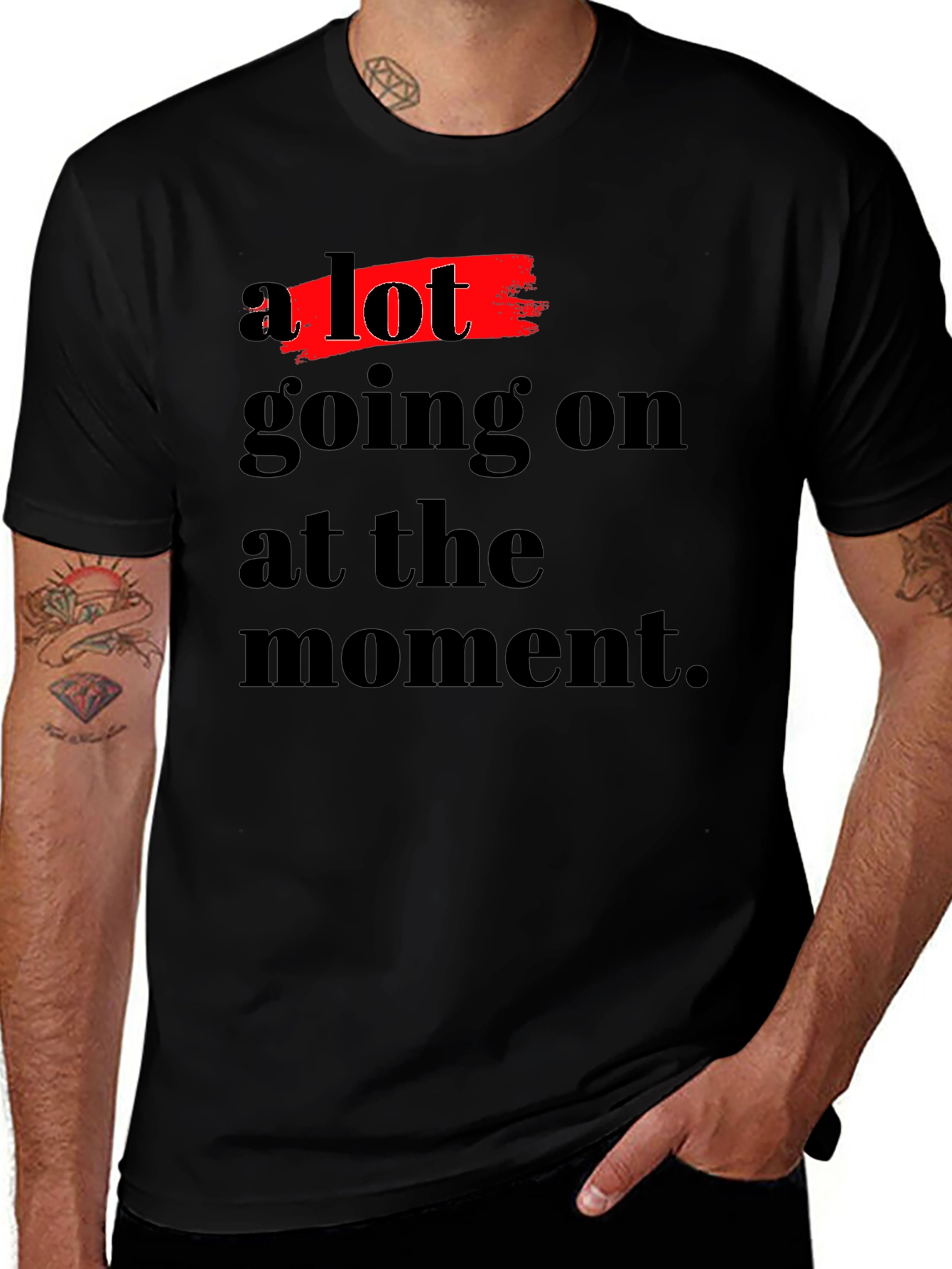 A Lot Going On T-Shirt - Soft Cotton Blend