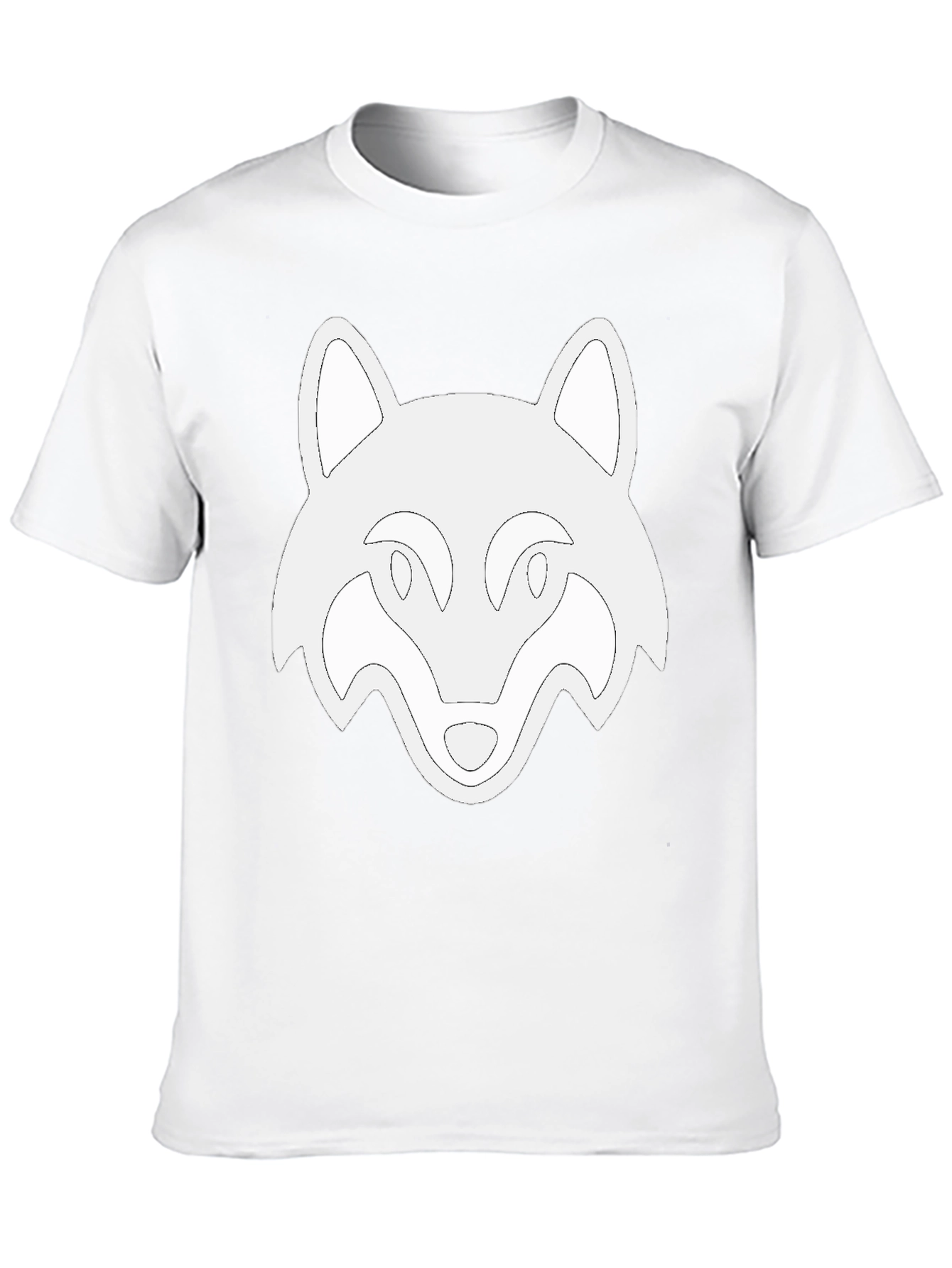 Wolf Graphic Tee - Cool Black T-Shirt