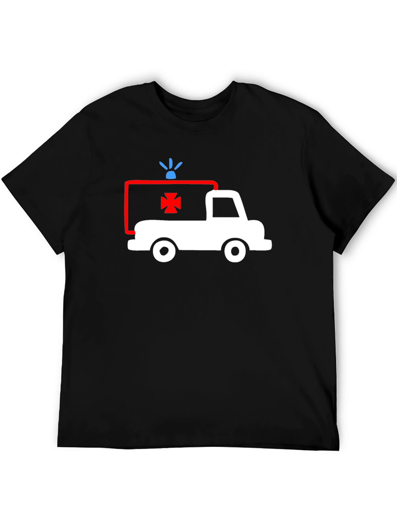 Ambulance Graphic T-Shirt - Classic Style