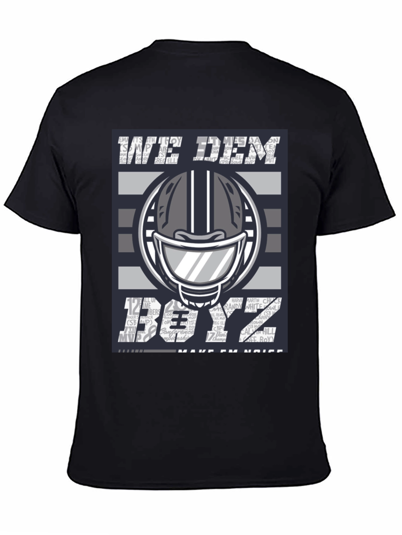 We Dem Boyz T-Shirt Football Helmet Graphic Tee