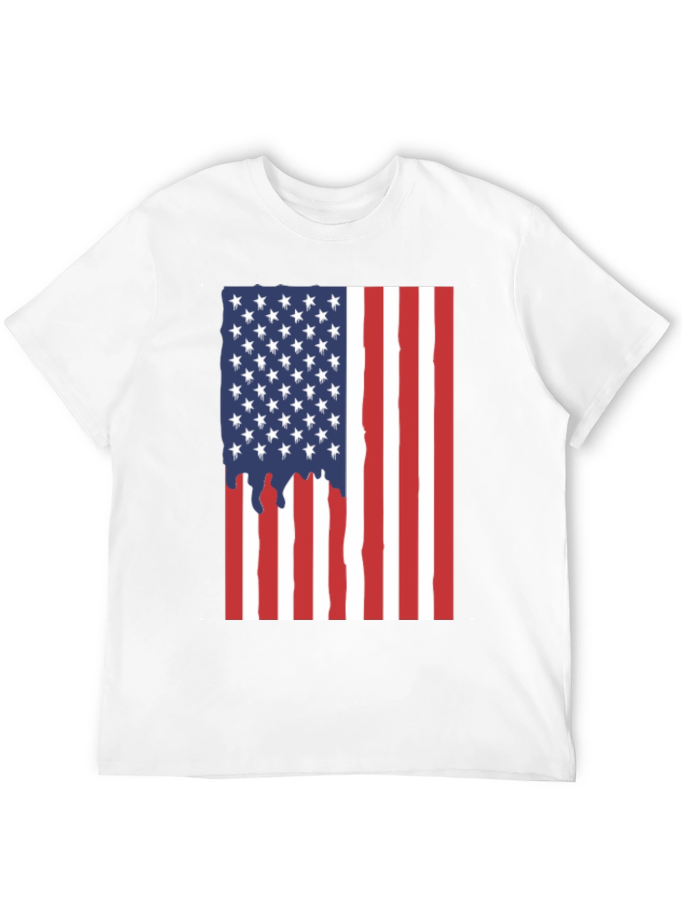 American Flag Graphic Tee - Patriotic Black T-Shirt