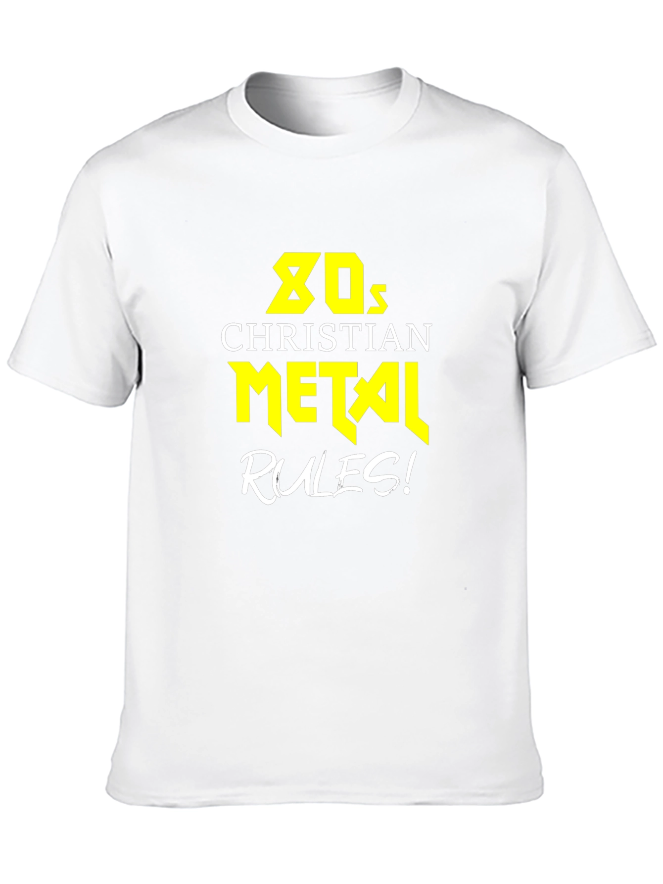 80s Christian Metal Rules! Graphic T-Shirt