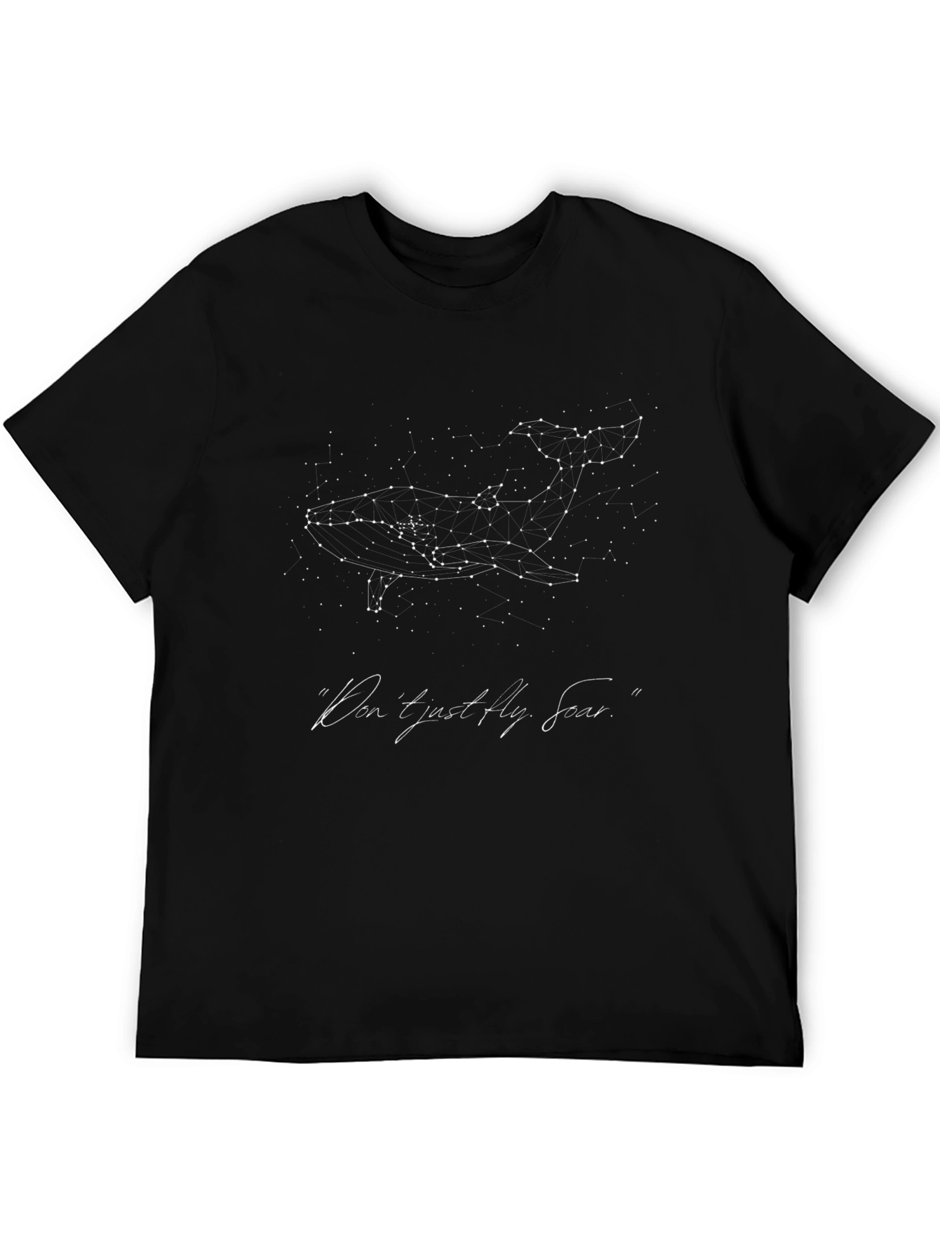 Whale Constellation Graphic Tee - Dreamy Black T-Shirt