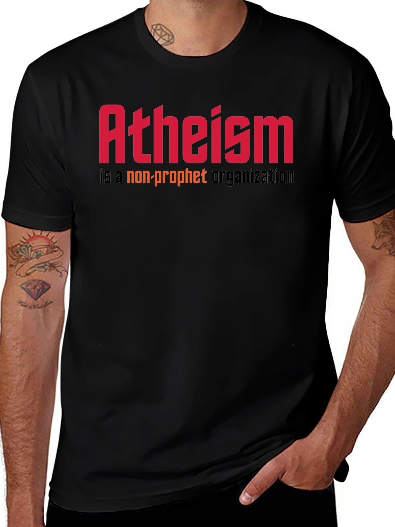 Atheism Non-Profit T-Shirt - Bold Statement Tee