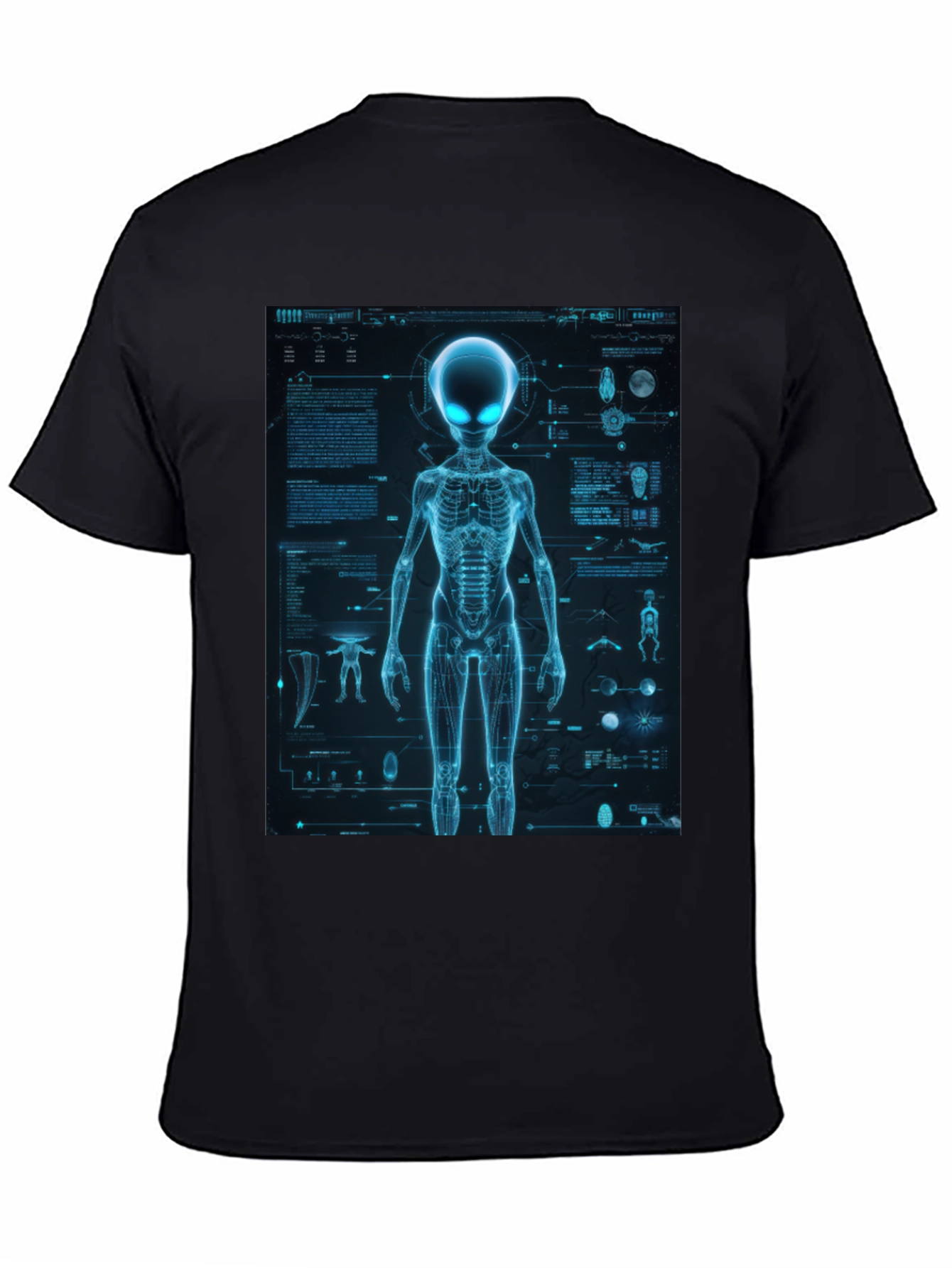 Alien Anatomy T-Shirt - Sci-Fi Graphic Tee