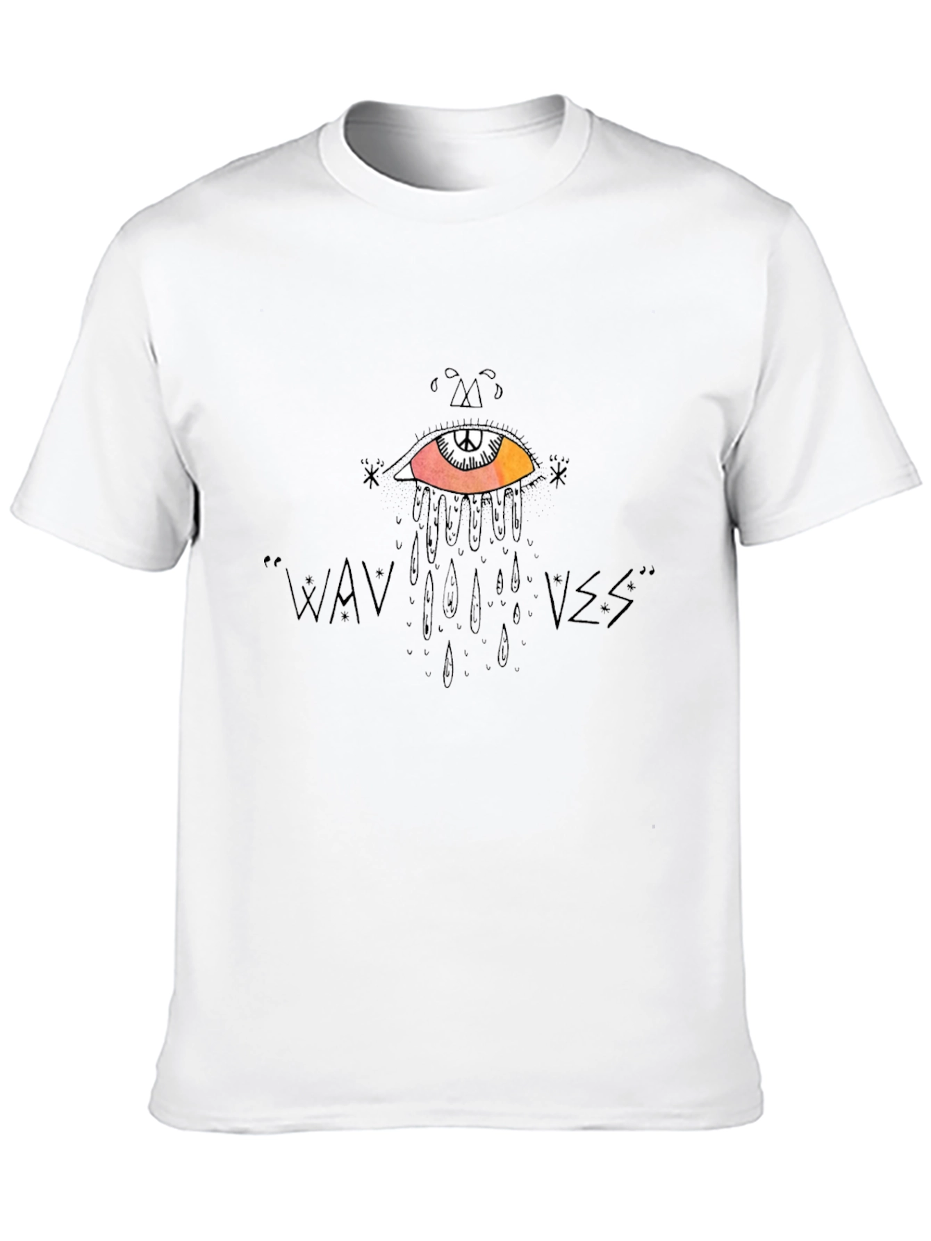 WAVVES Graphic Print Black T-Shirt