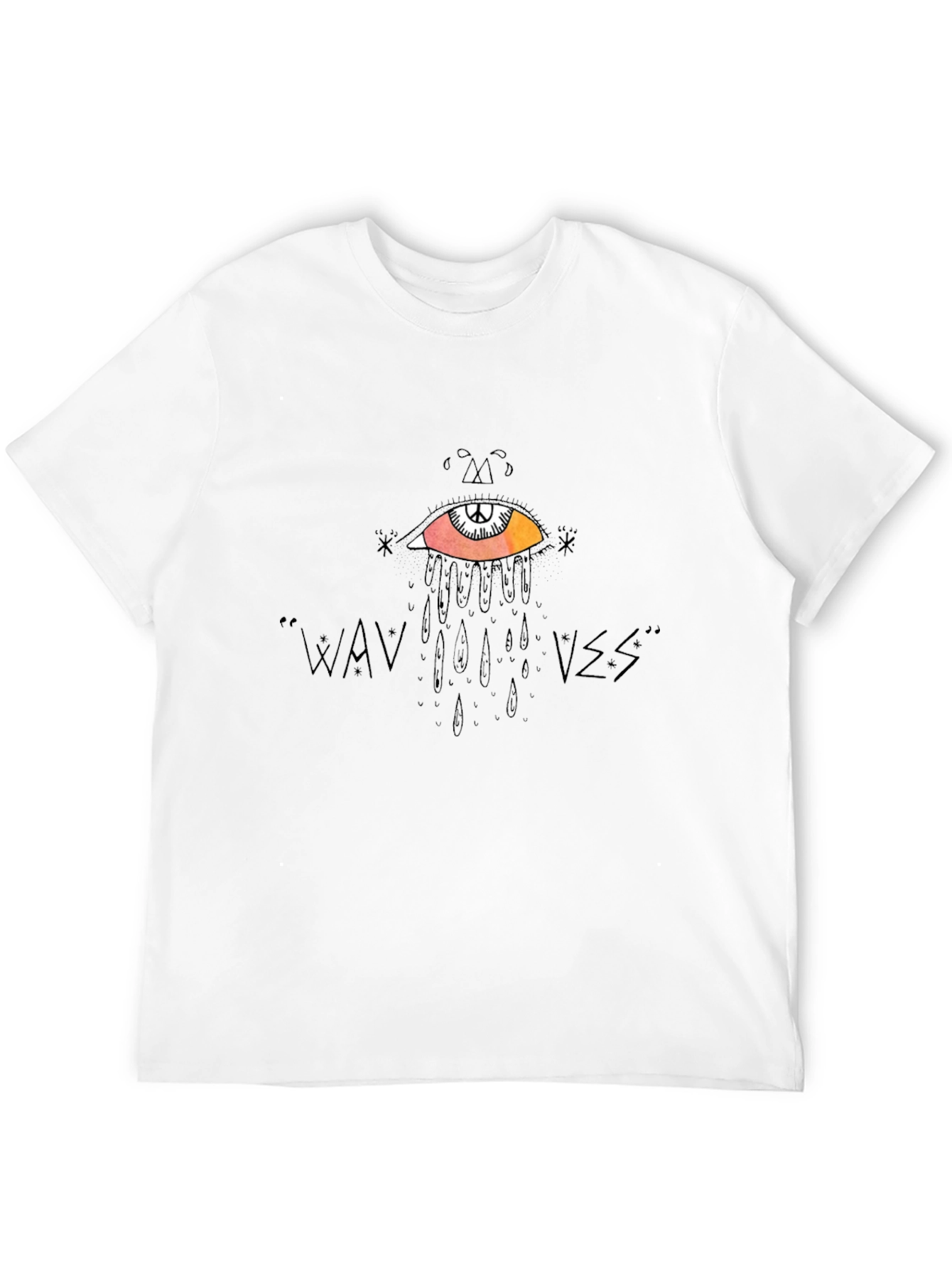 WAVVES Graphic Print Black T-Shirt