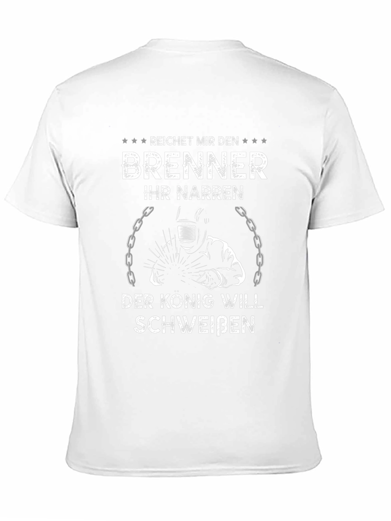 Welder King T-Shirt - Funny Welding Tee