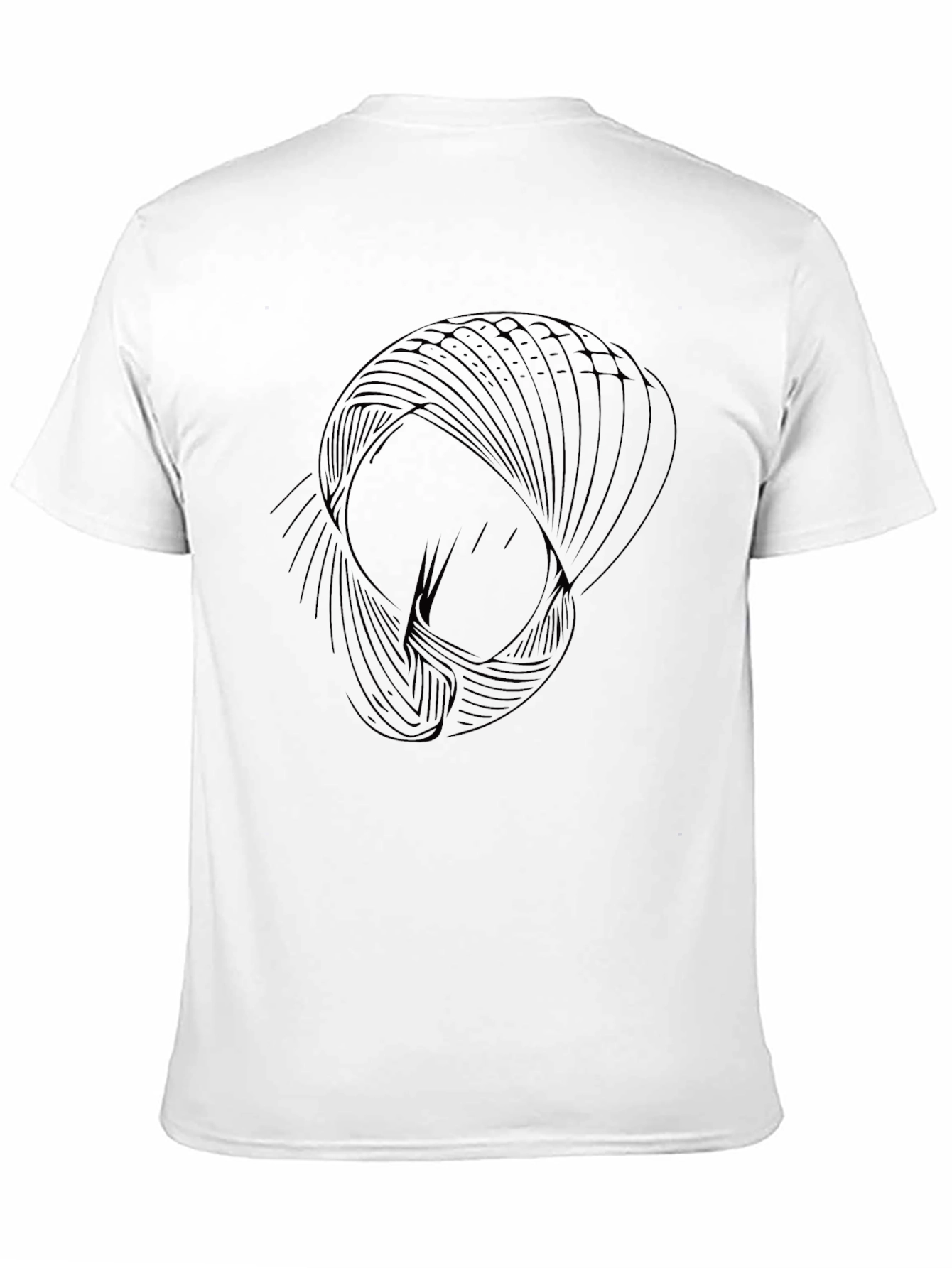 Abstract Graphic Black T-Shirt - Modern Casual Wear