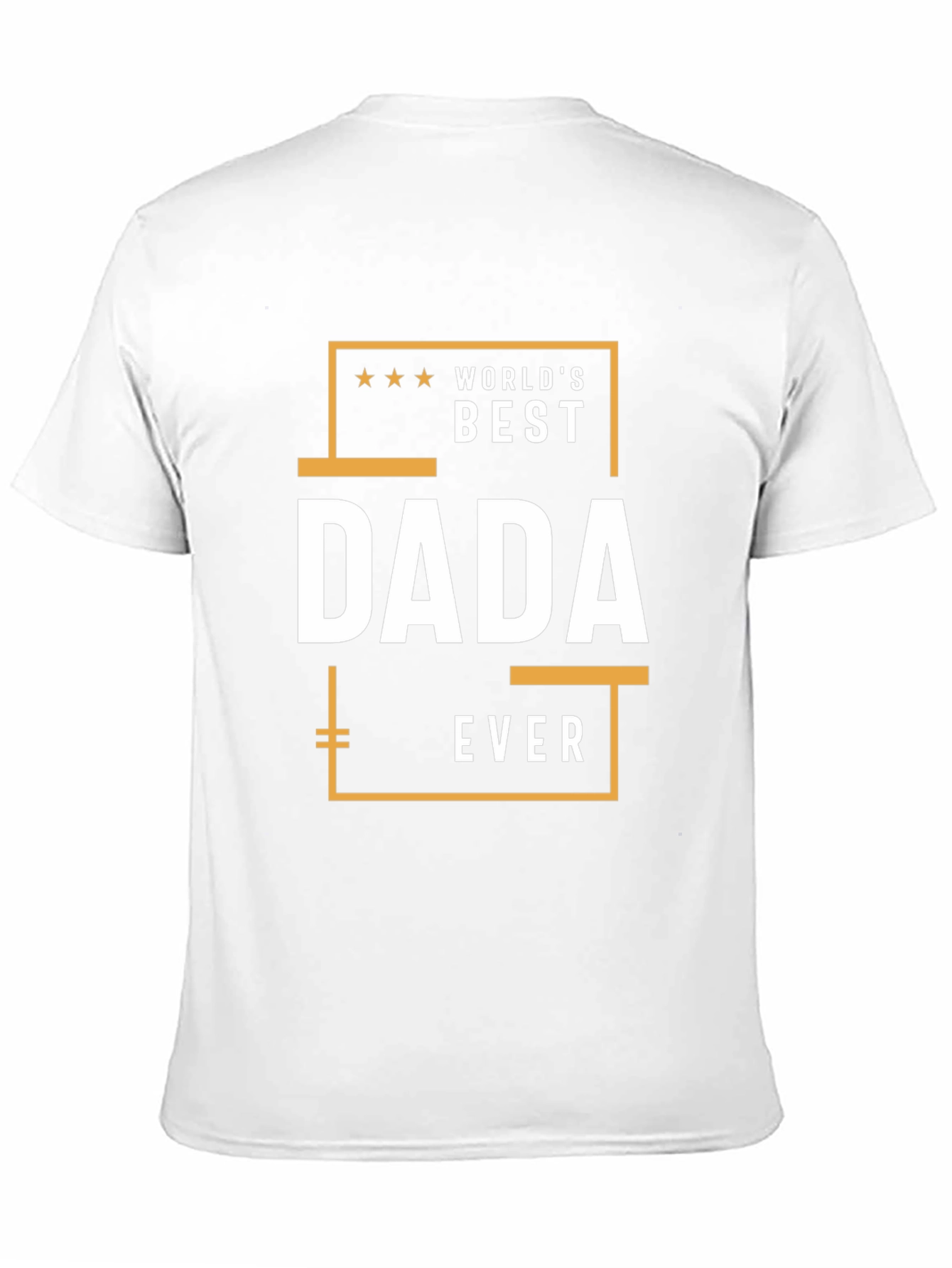 Worlds Best DADA Ever Black Graphic T-Shirt
