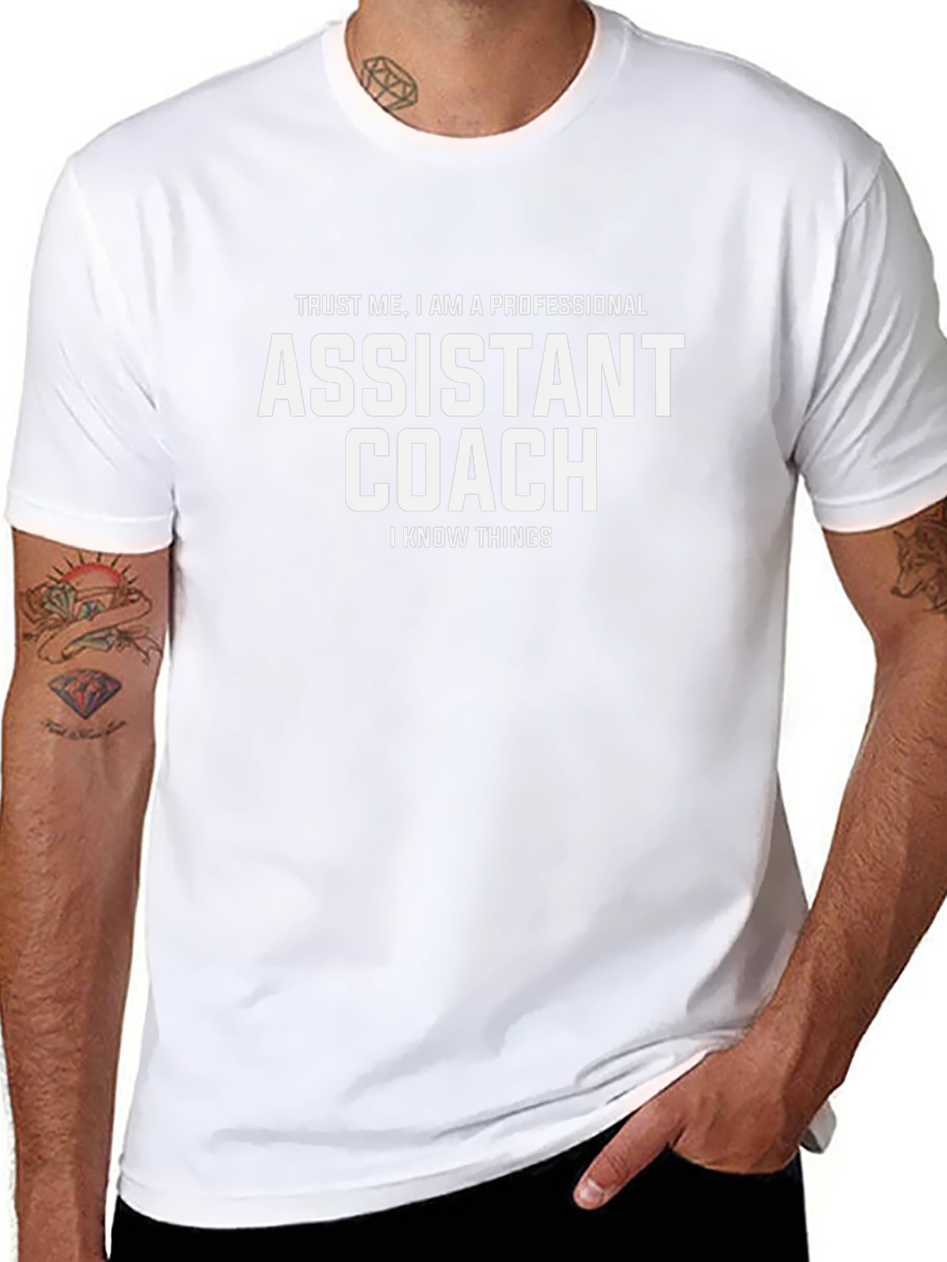 Assistant Coach Knows Things - Funny T-Shirt