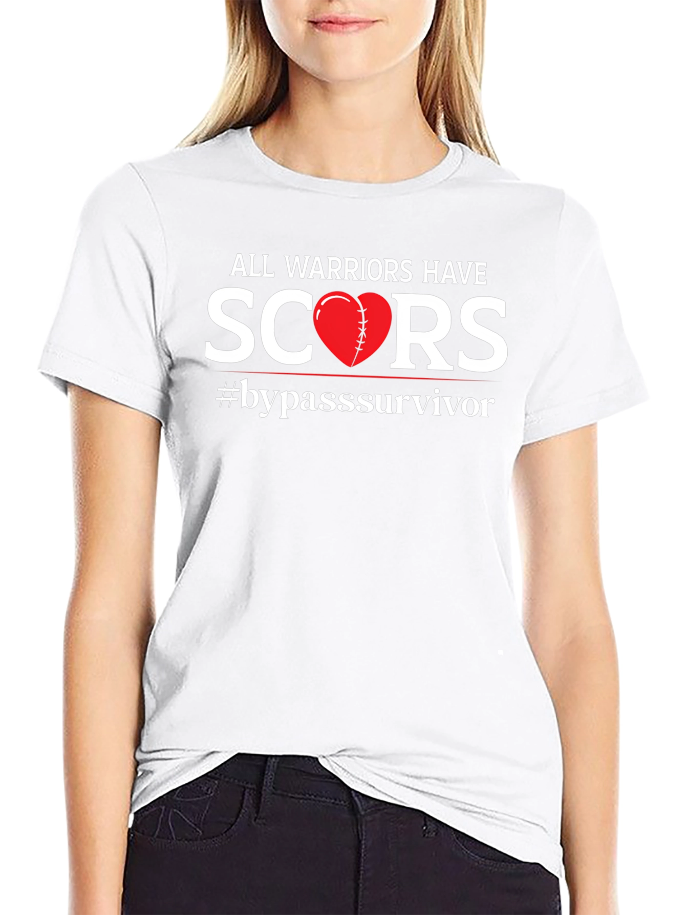 Warrior Scars Heart Bypass Survivor T-Shirt