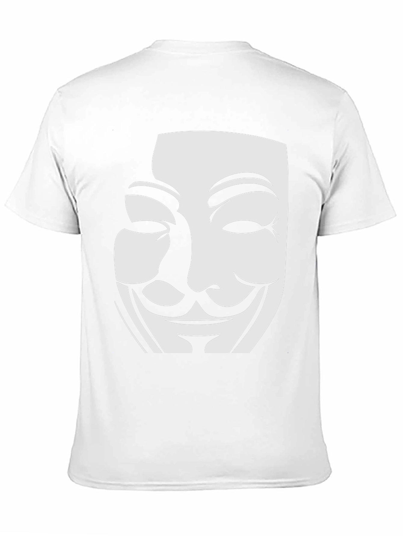 Anonymous Mask Graphic Tee - Black