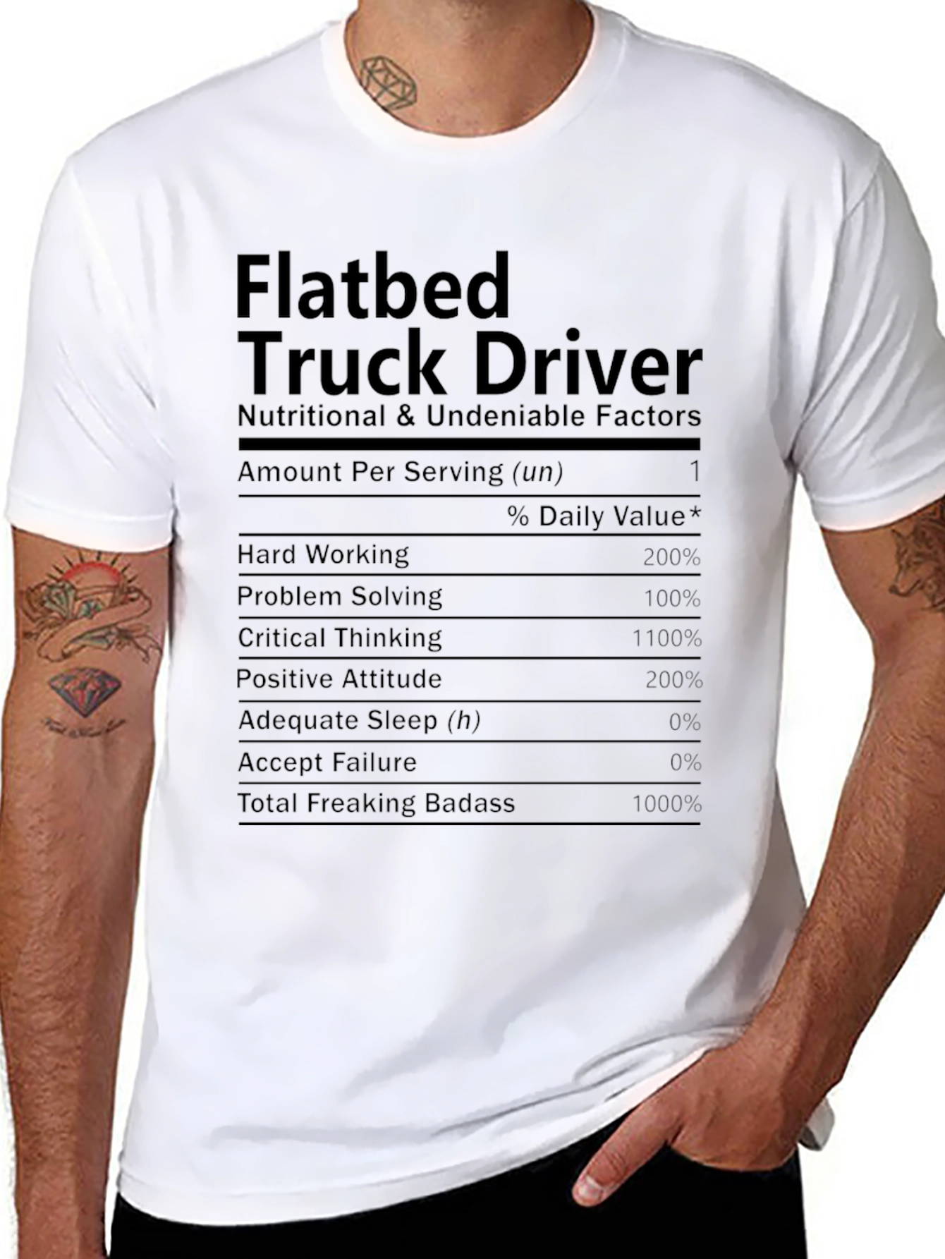 Flatbed Truck Driver Novelty T-Shirt