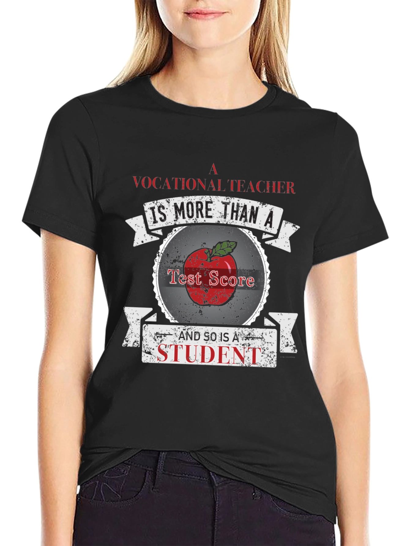 Vocational Teacher Student T-Shirt - Black