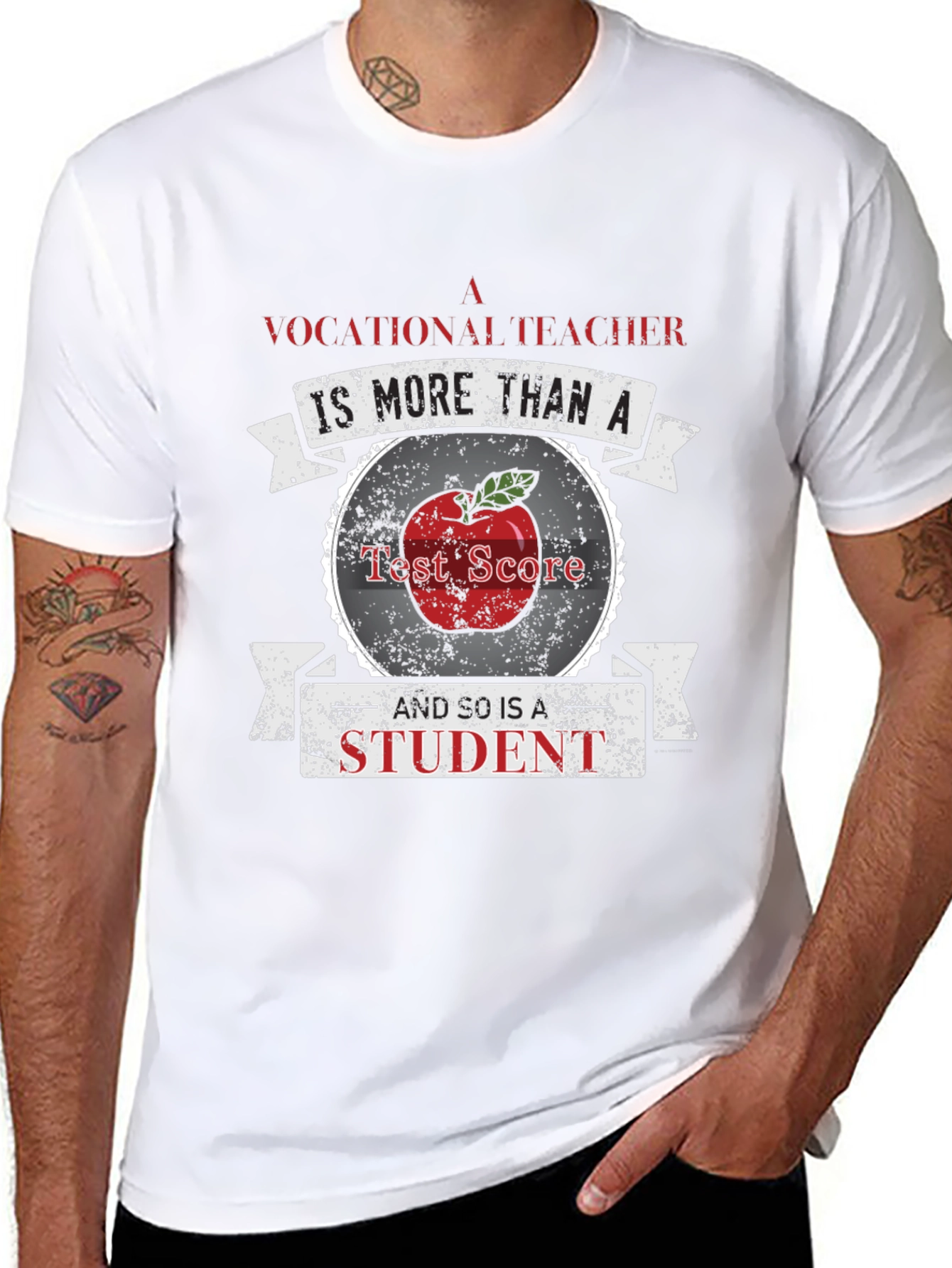 Vocational Teacher Student T-Shirt - Black