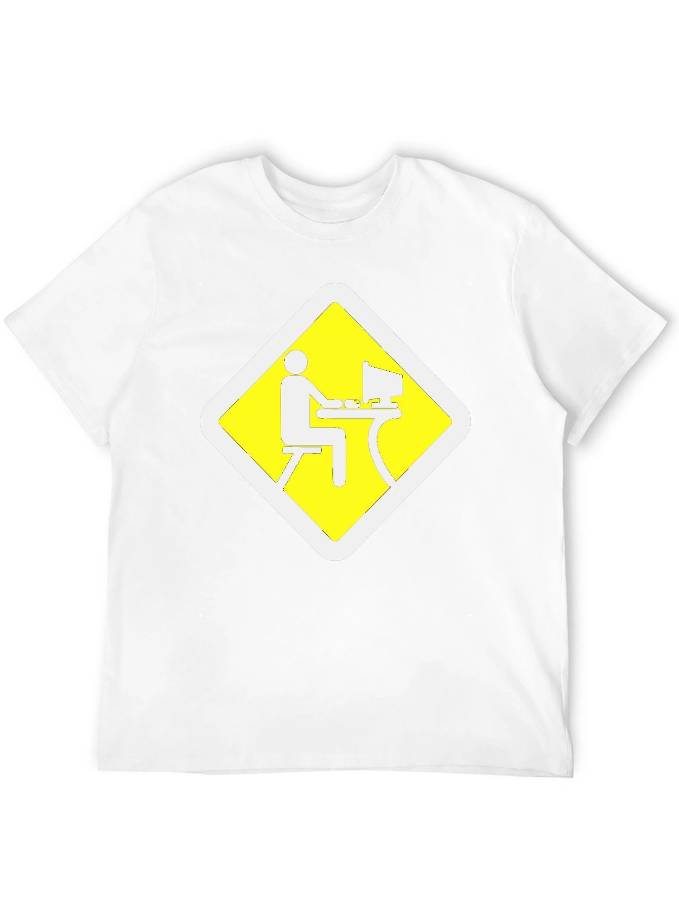 Work From Home Zone Black T-Shirt