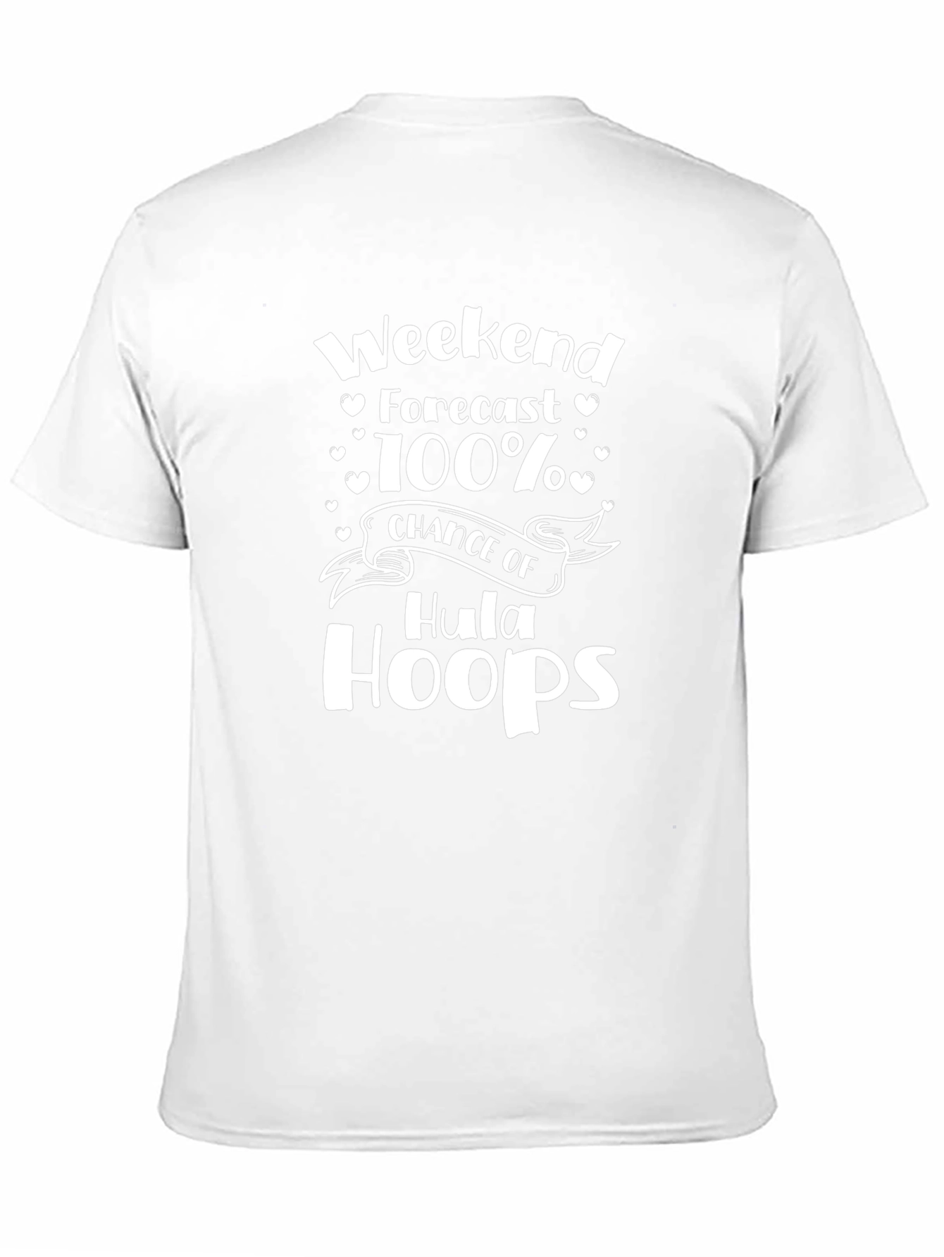 Weekend Forecast Hula Hoops Graphic T-Shirt