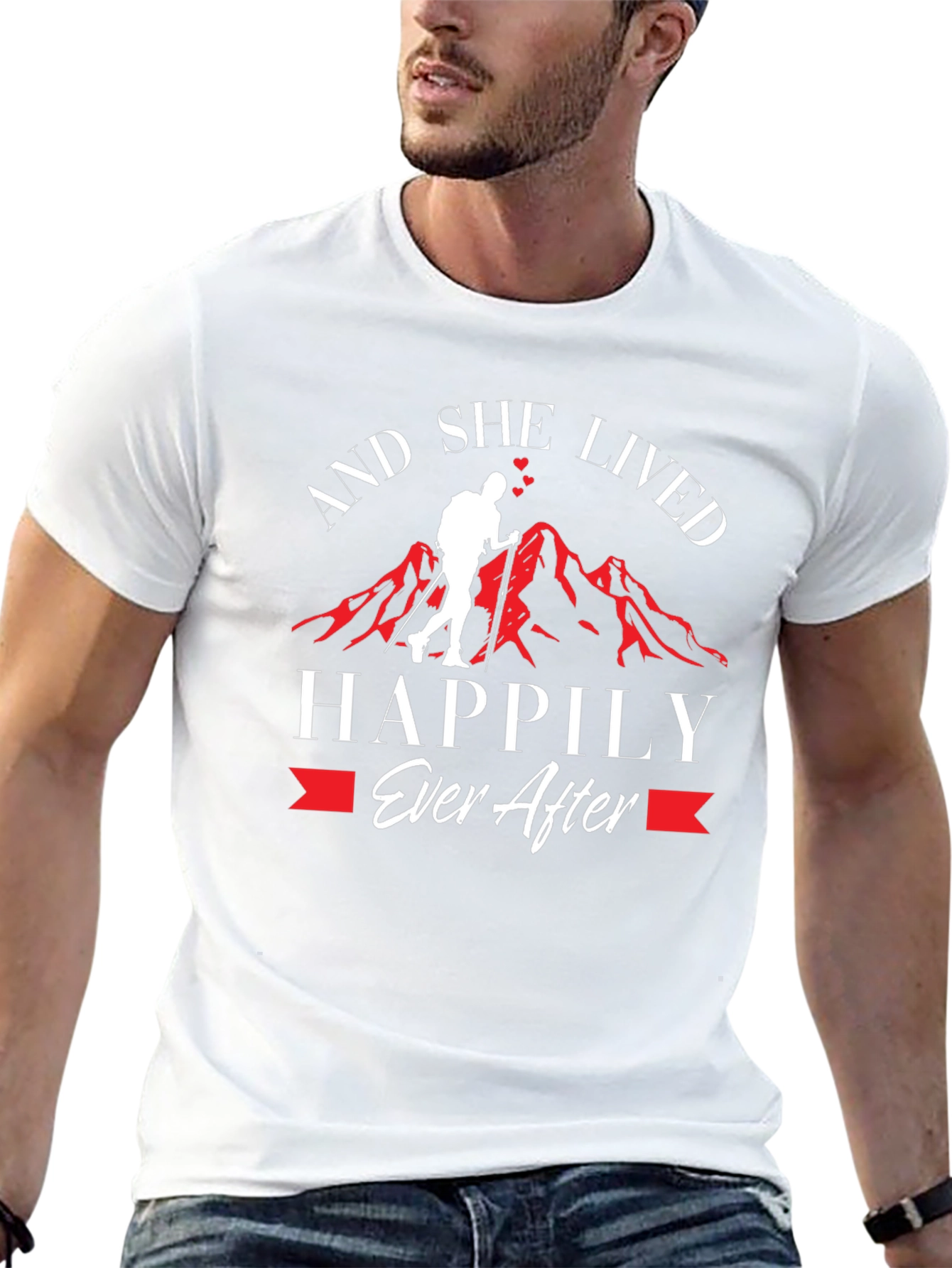 And She Lived Happily Ever After Hiker T-Shirt