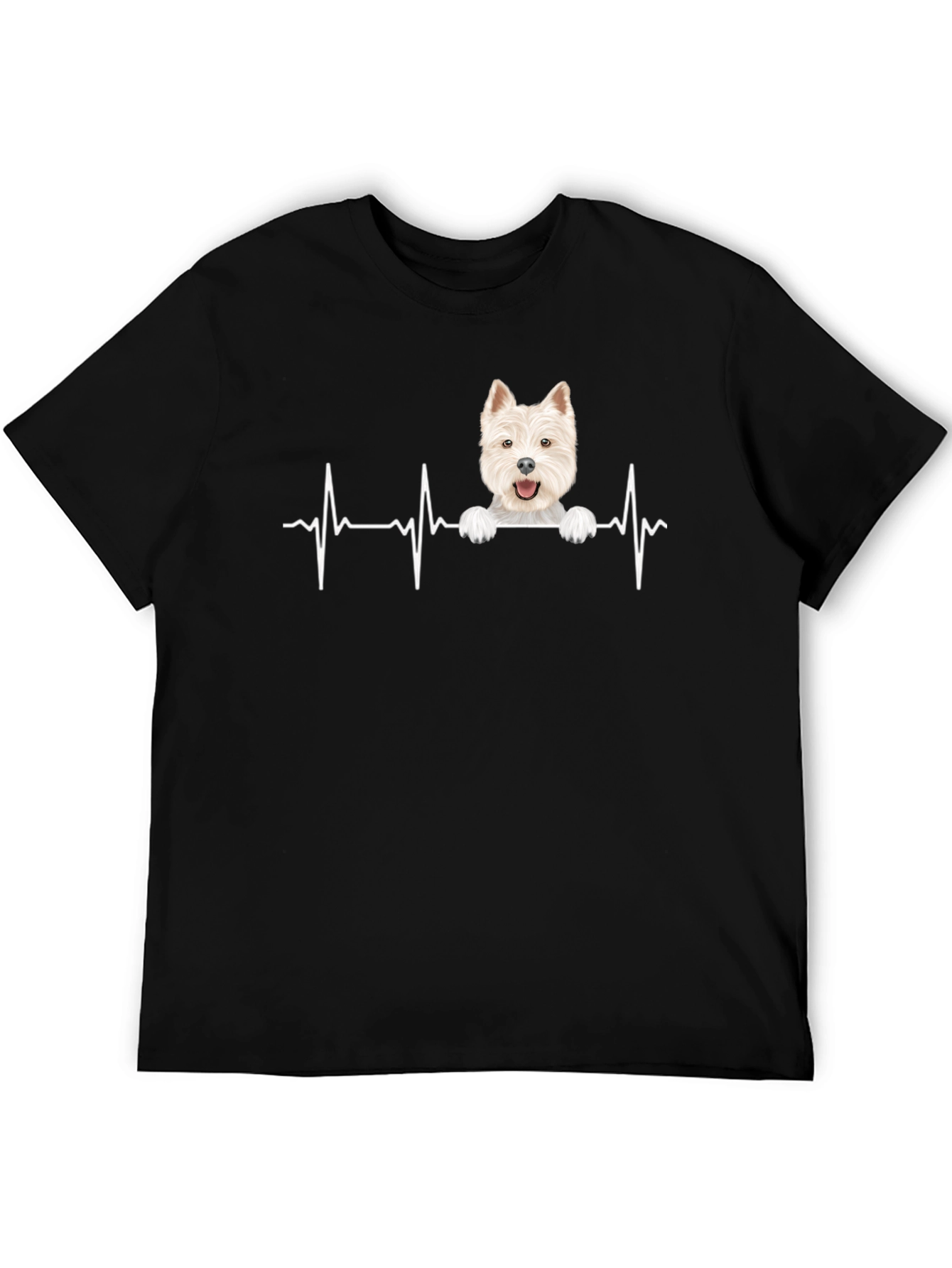 Westie Dog Heartbeat T-Shirt