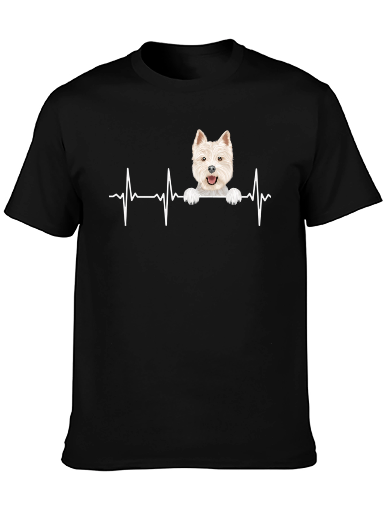 Westie Dog Heartbeat T-Shirt