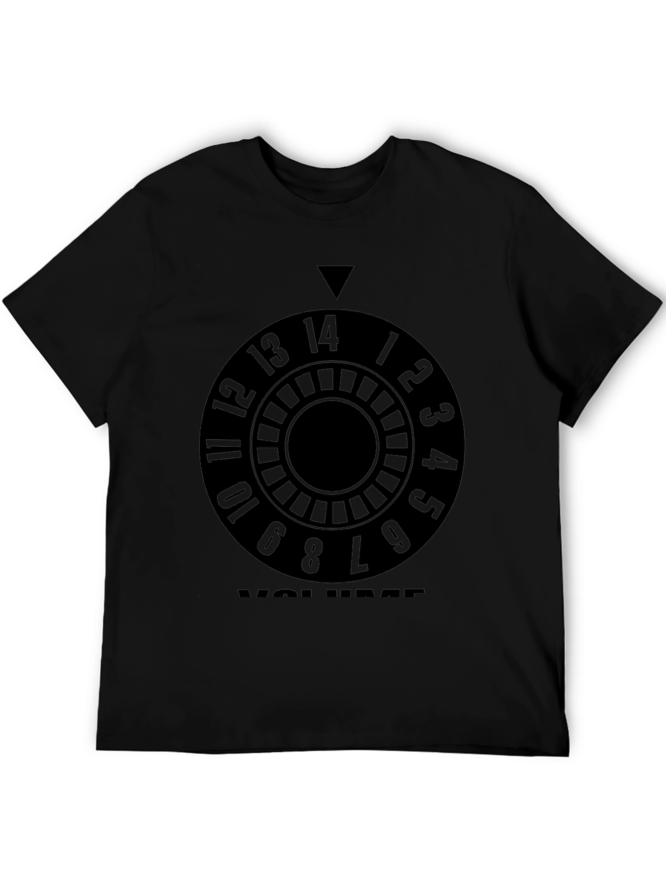 Volume Knob Graphic Tee - Black