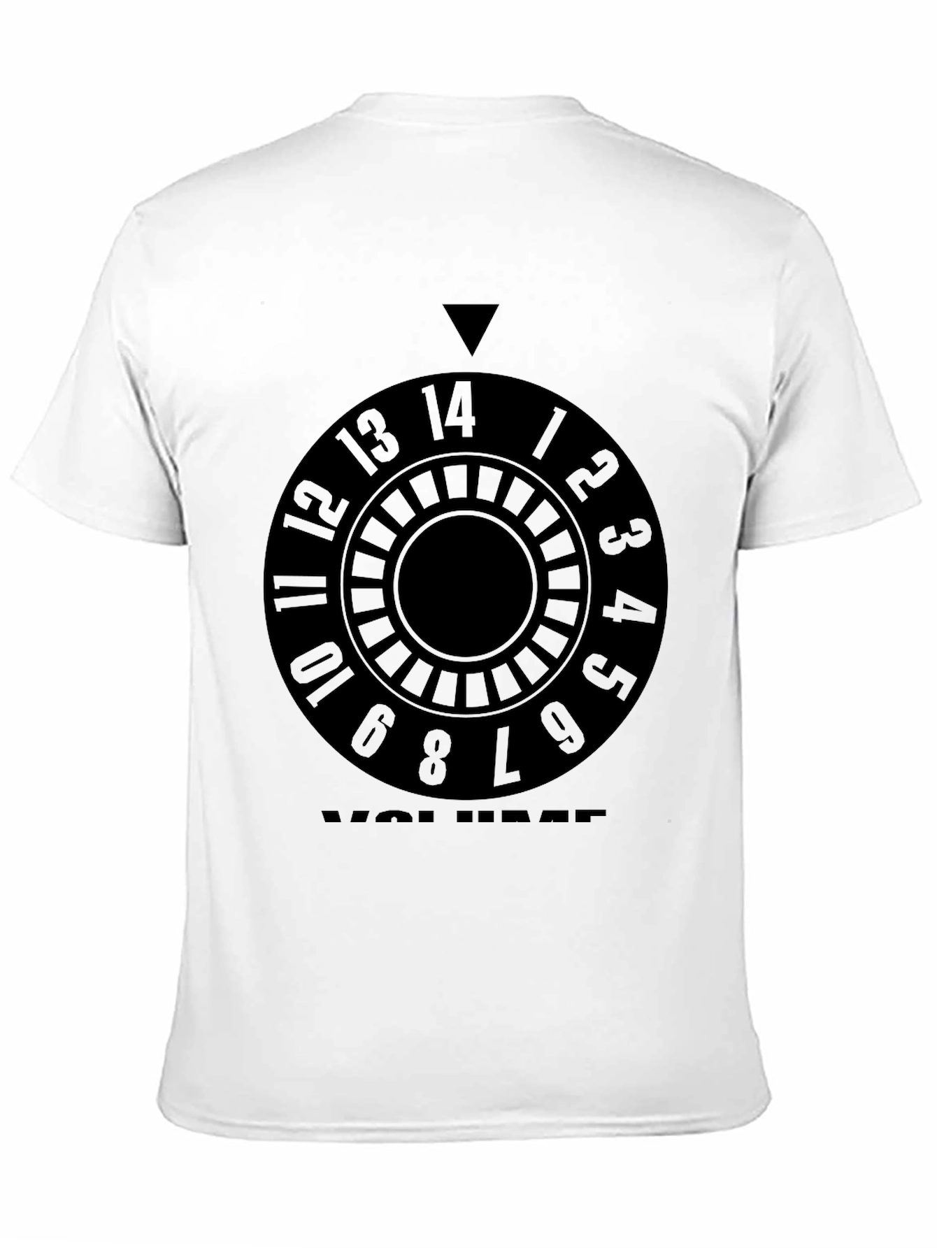Volume Knob Graphic Tee - Black