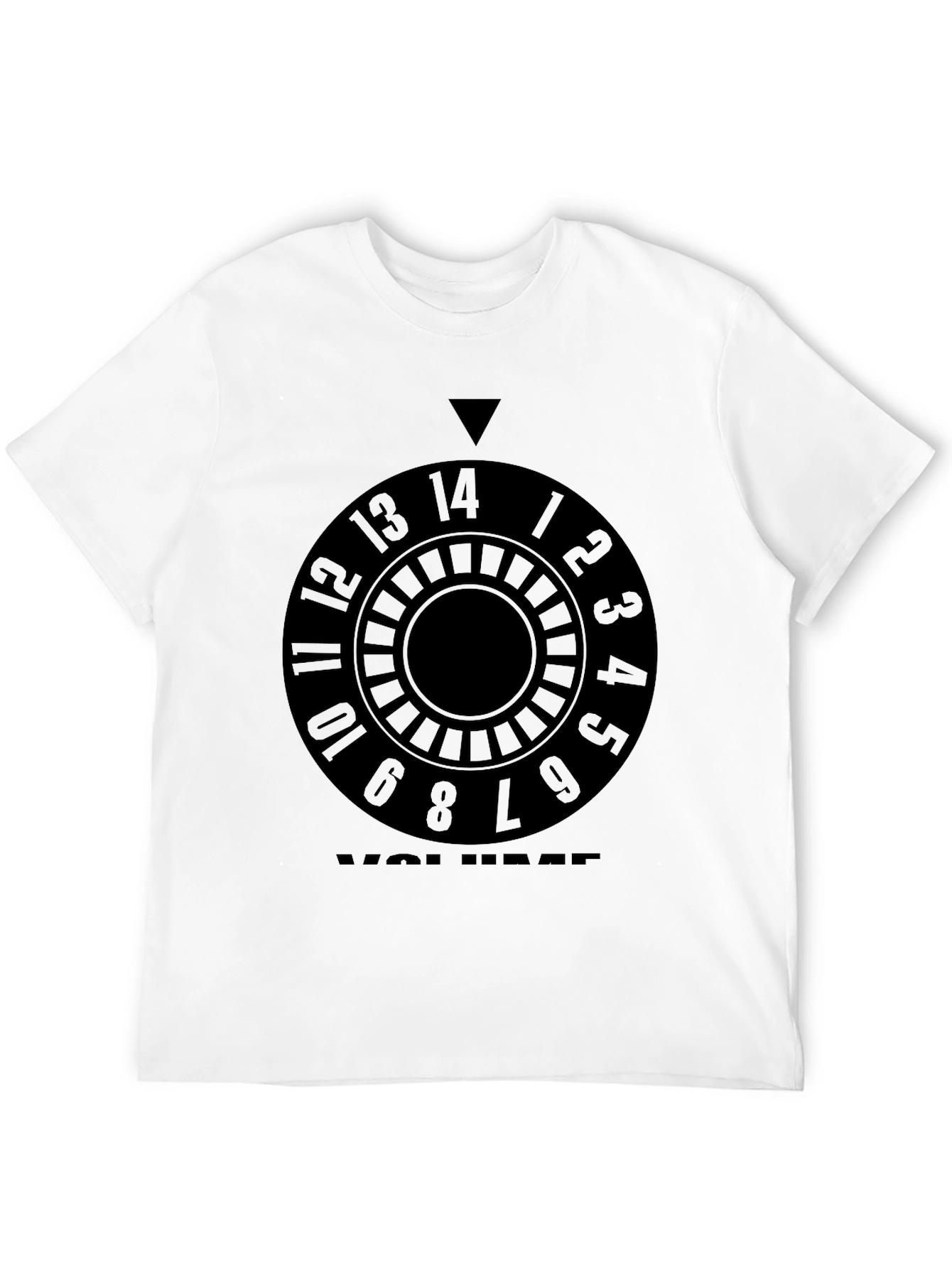 Volume Knob Graphic Tee - Black