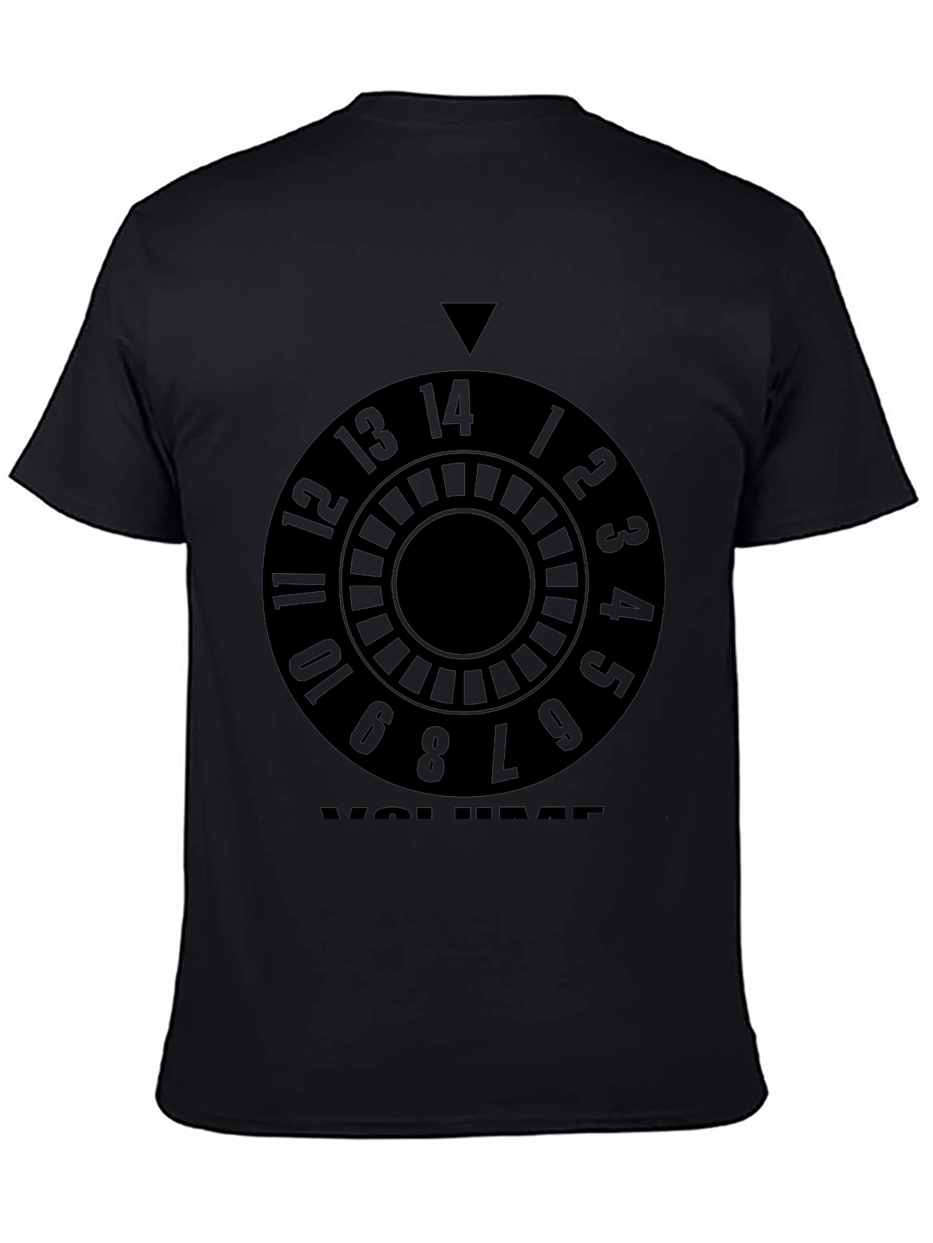 Volume Knob Graphic Tee - Black