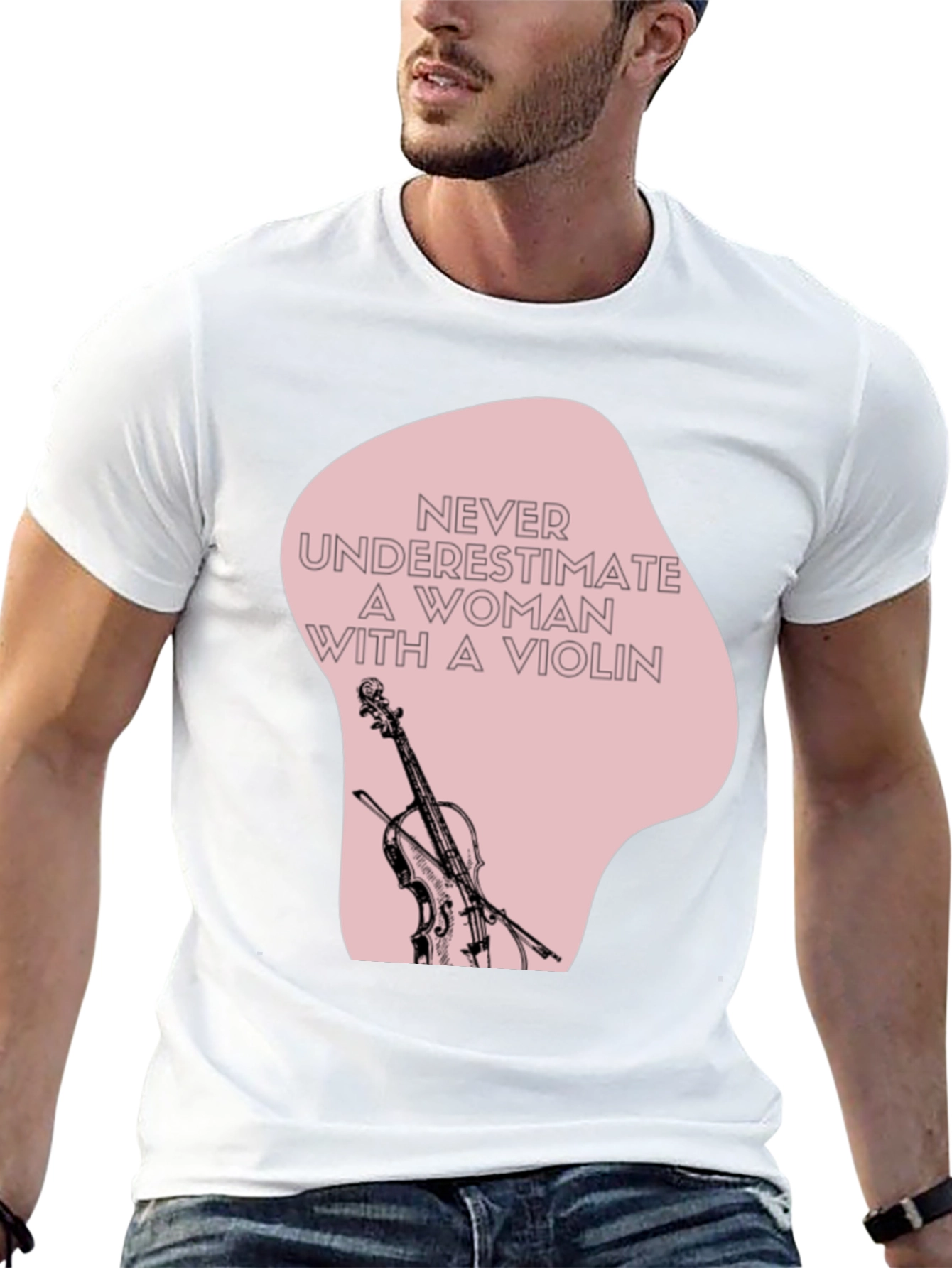 Violin Woman T-Shirt: Never Underestimate Musician Tee