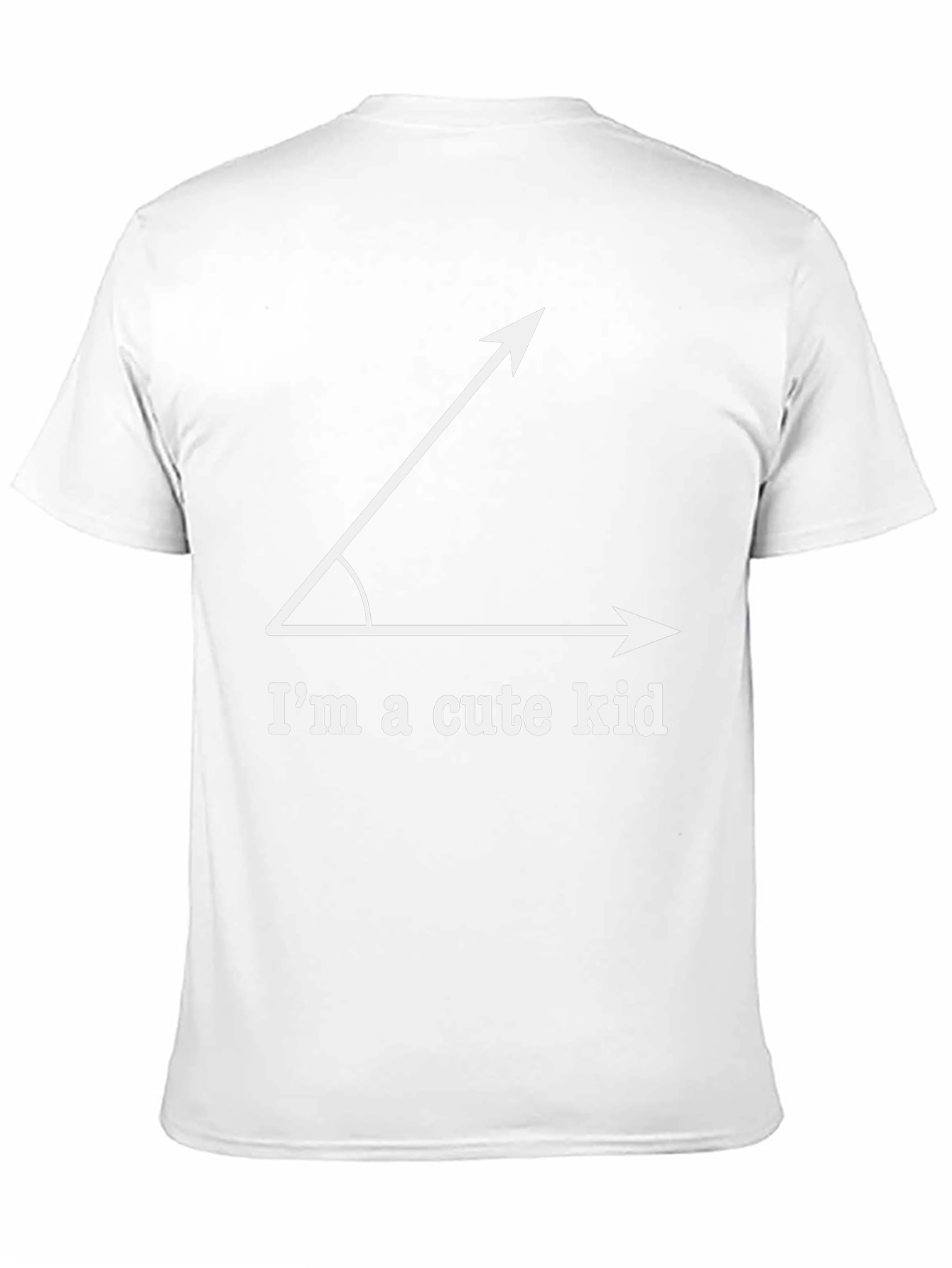 Acute Angle Pun T-Shirt - Im a Cute Kid