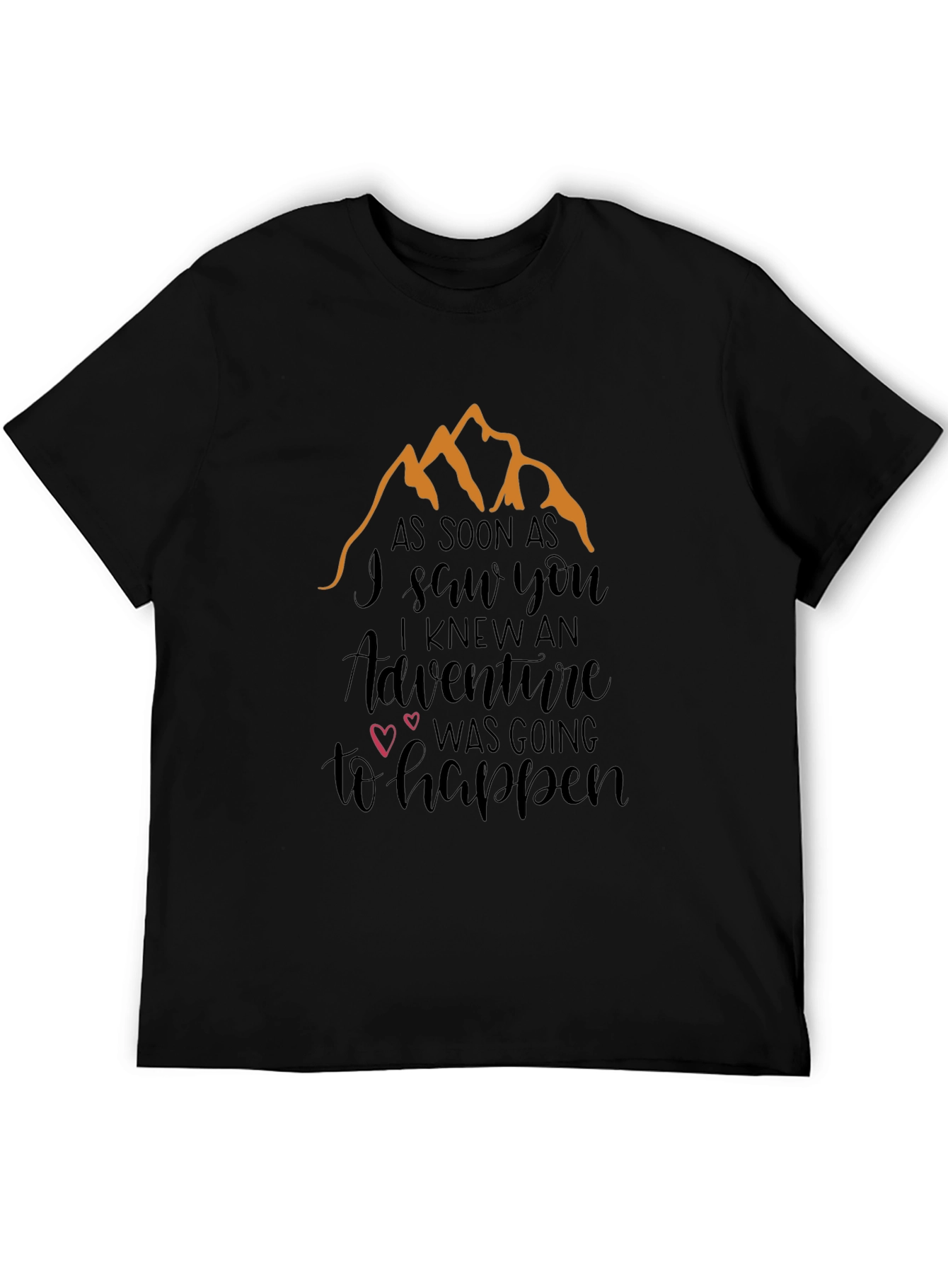 Adventure Awaits Graphic Tee - Black