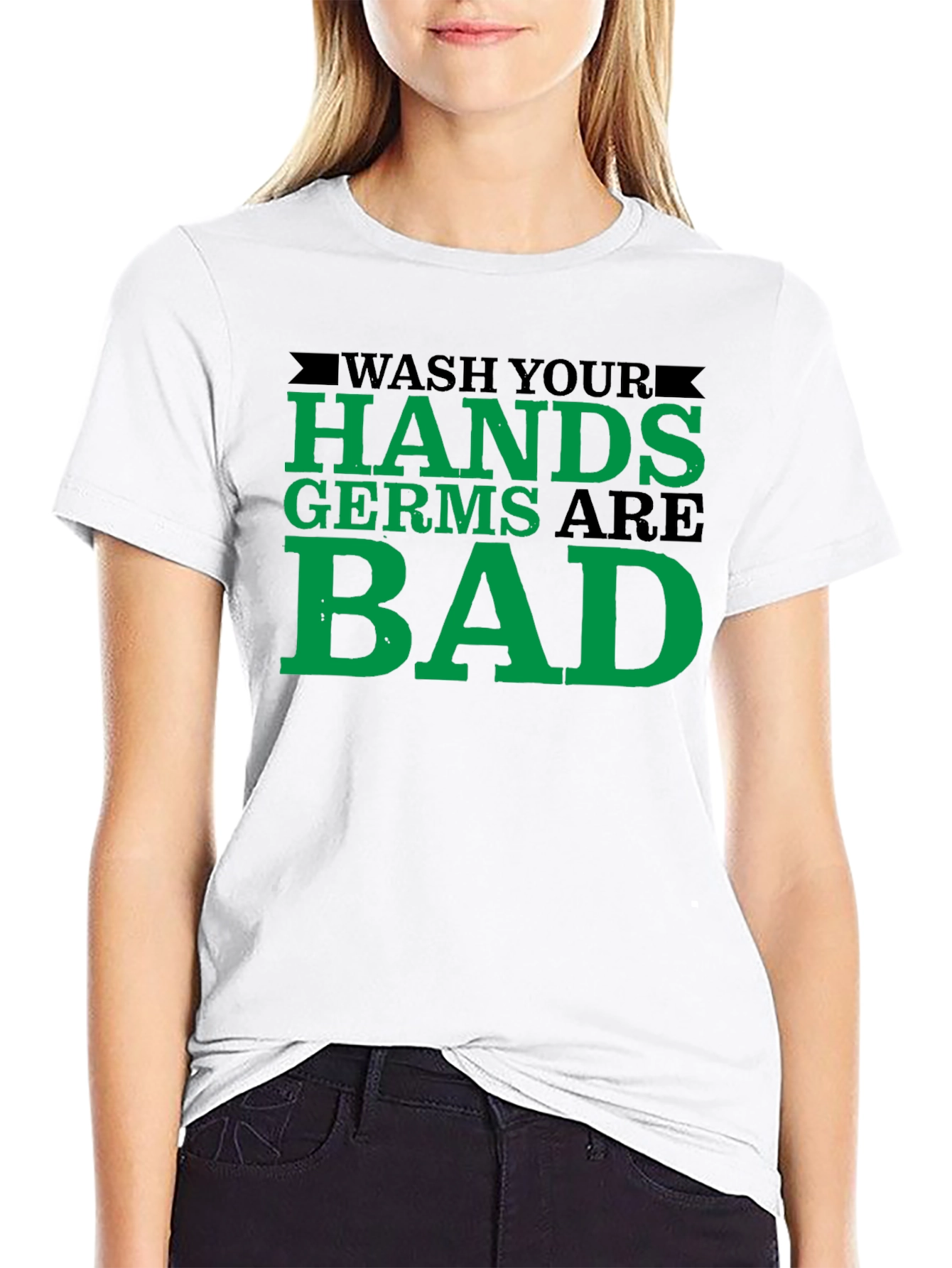 Wash Your Hands T-Shirt - Germs Are Bad!