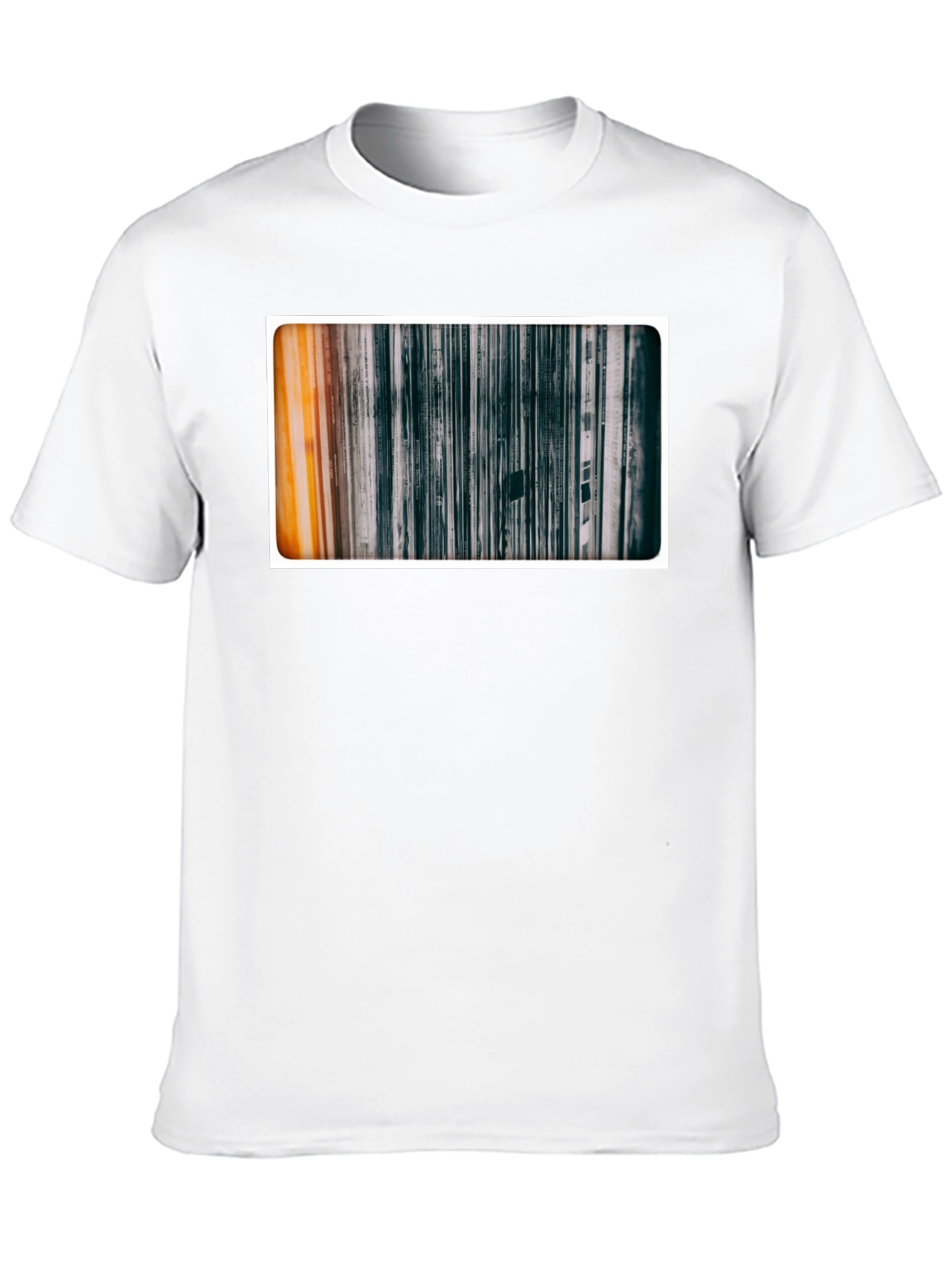 Abstract Art Graphic Tee - Black