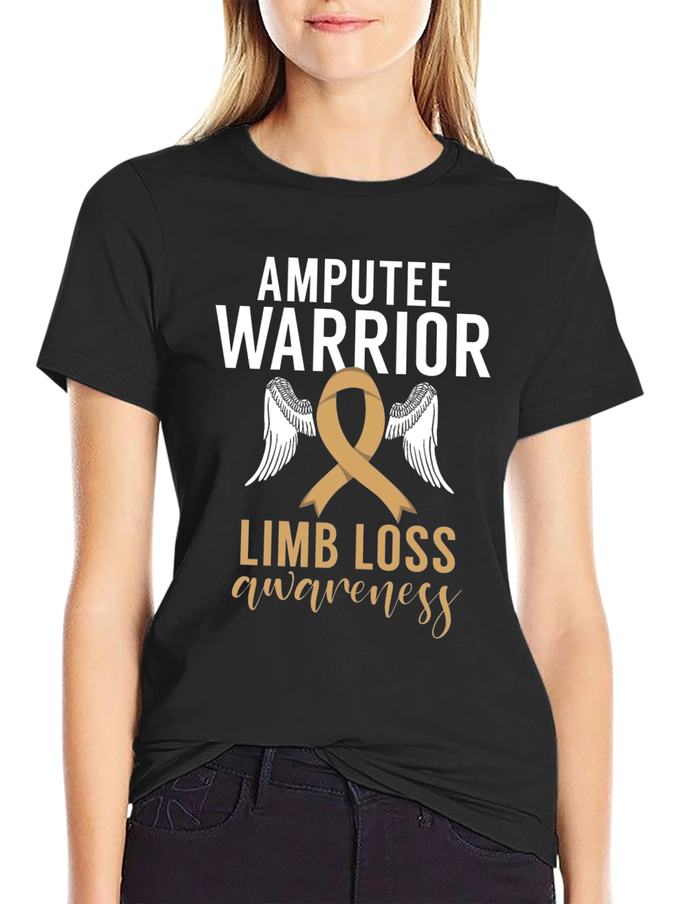 Amputee Warrior Limb Loss Awareness T-Shirt