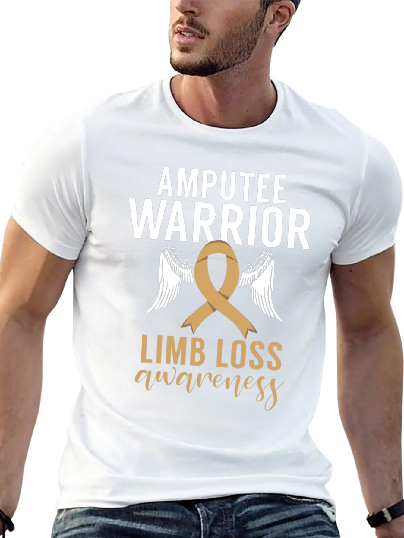 Amputee Warrior Limb Loss Awareness T-Shirt