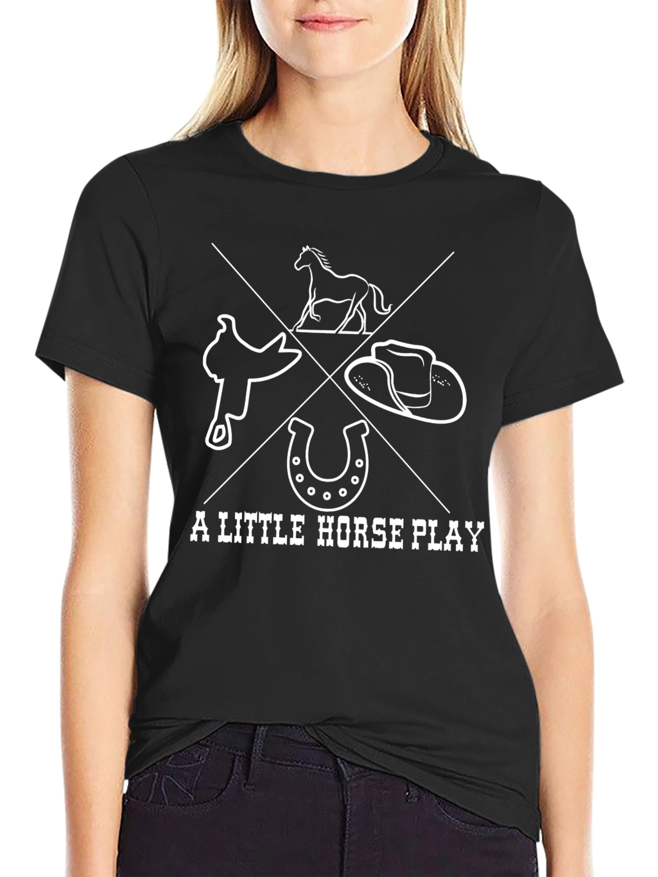 A Little Horse Play Graphic Tee