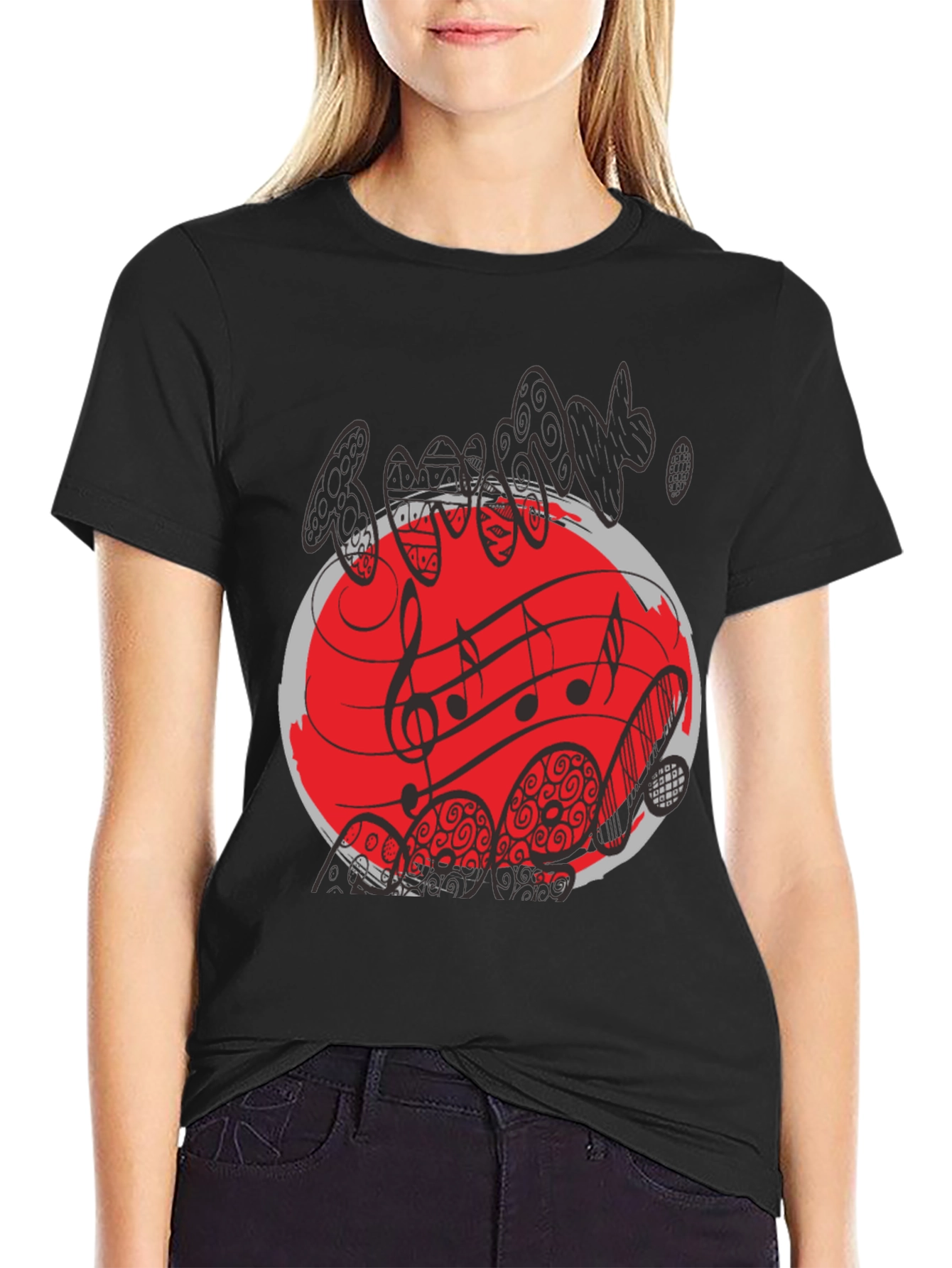 Abstract Music Graphic Tee