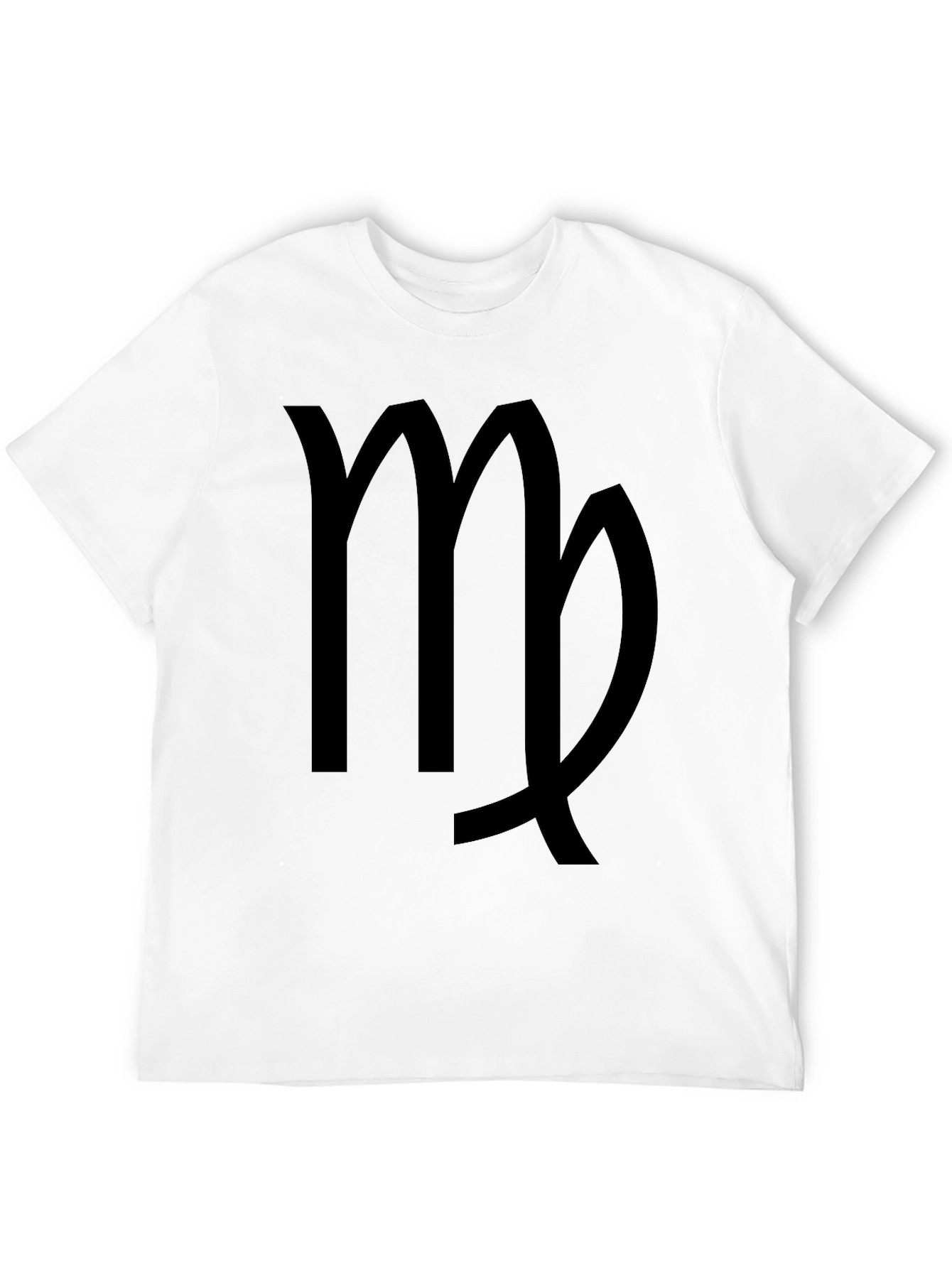Virgo Zodiac Sign Black T-Shirt