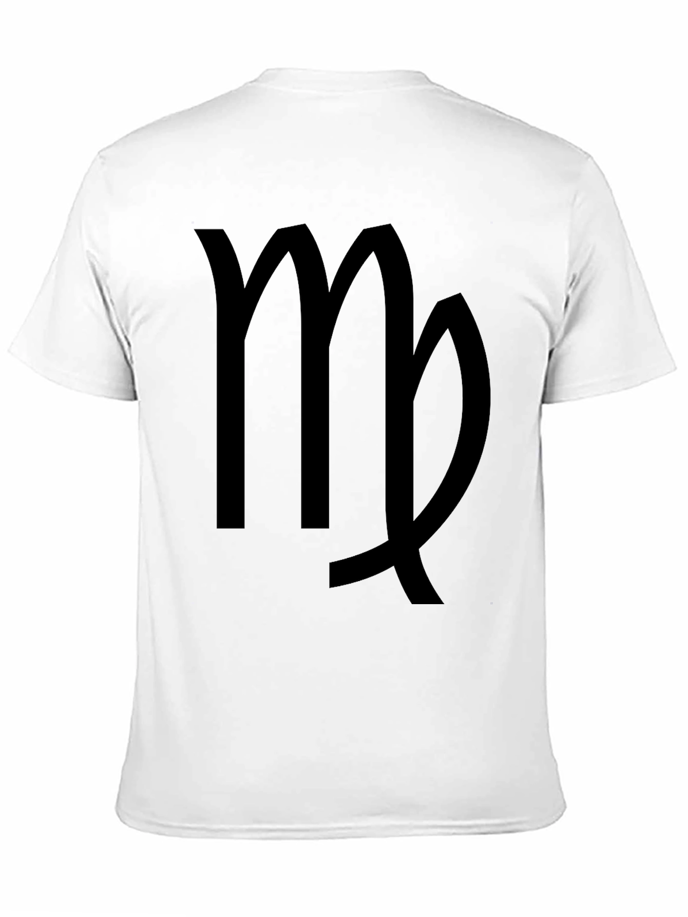 Virgo Zodiac Sign Black T-Shirt
